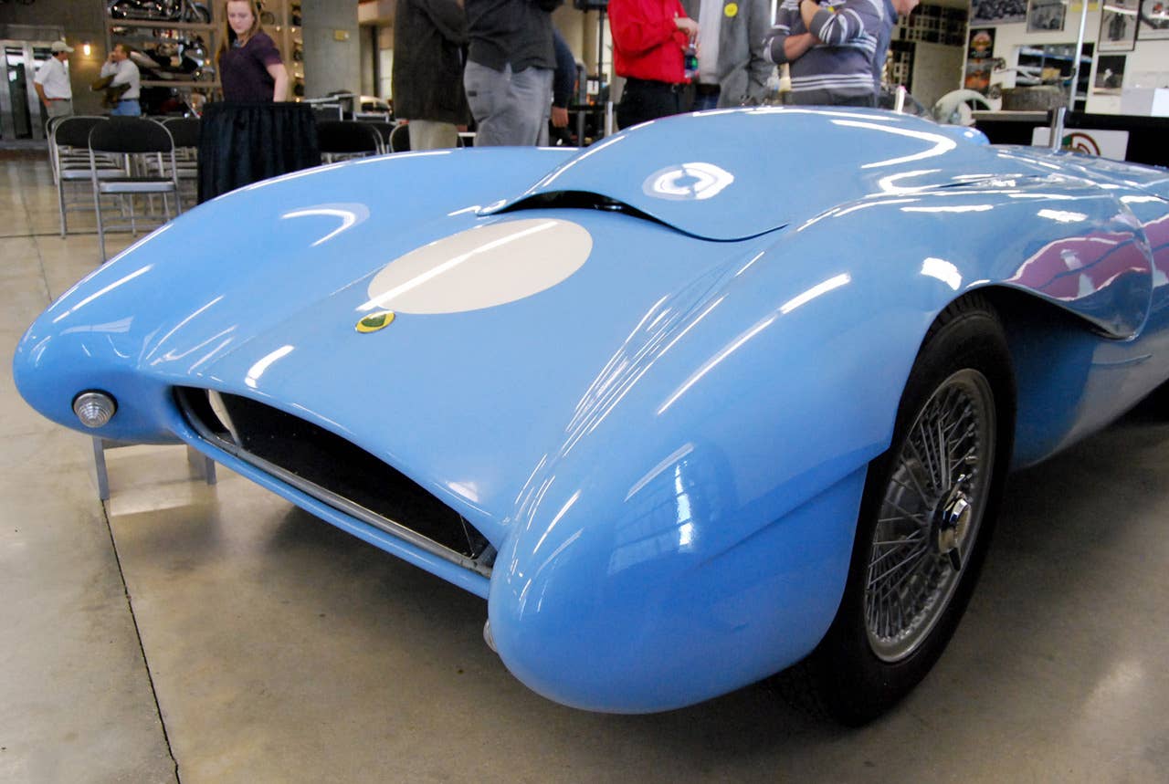 1955 Lotus Mark X after restoration at Barber Vintage Motorsports Museum in Birmingham, Ala.