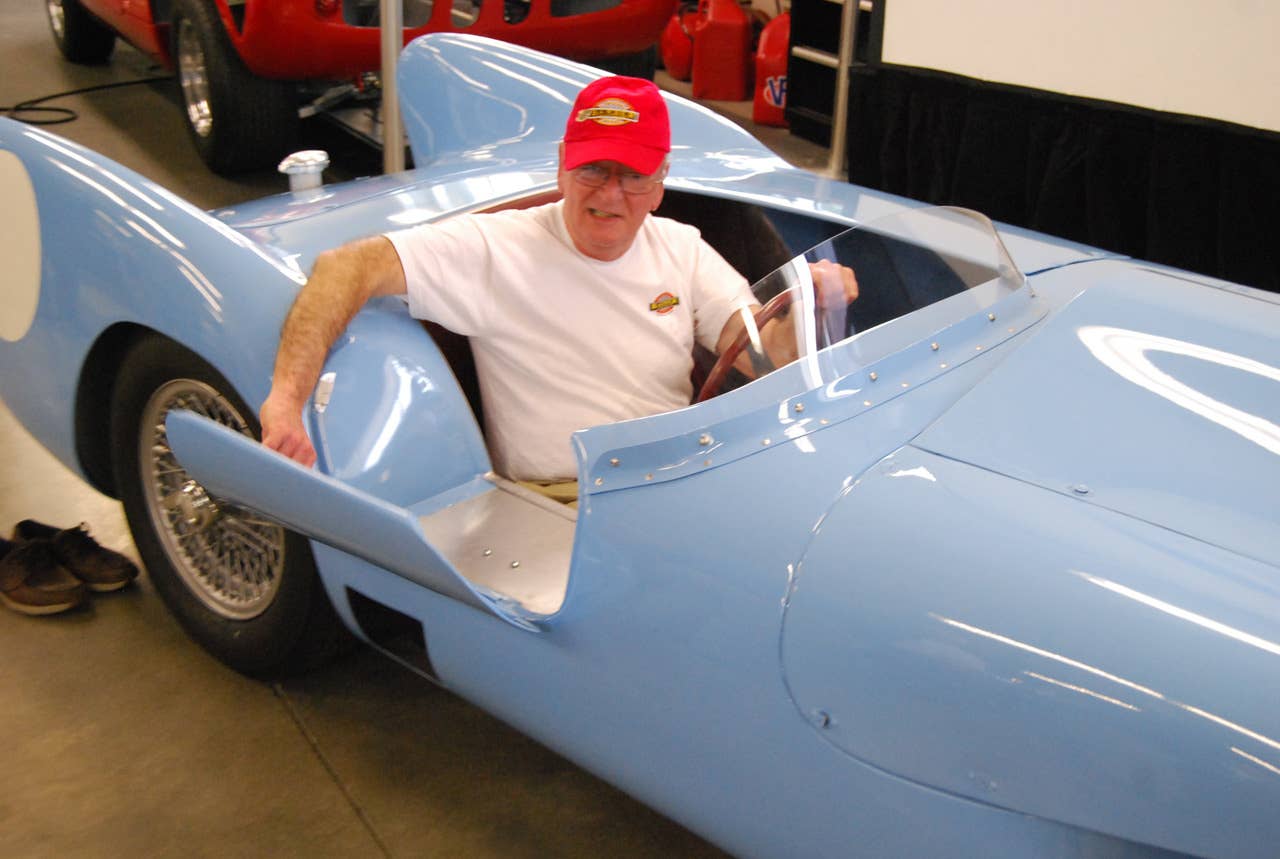 Robert Kahmer relives memories of racing his 1955 Lotus Mark X after 55 years. The car was recently restored at Barber Vintage Motorsports Museum in Birmingham, Ala.