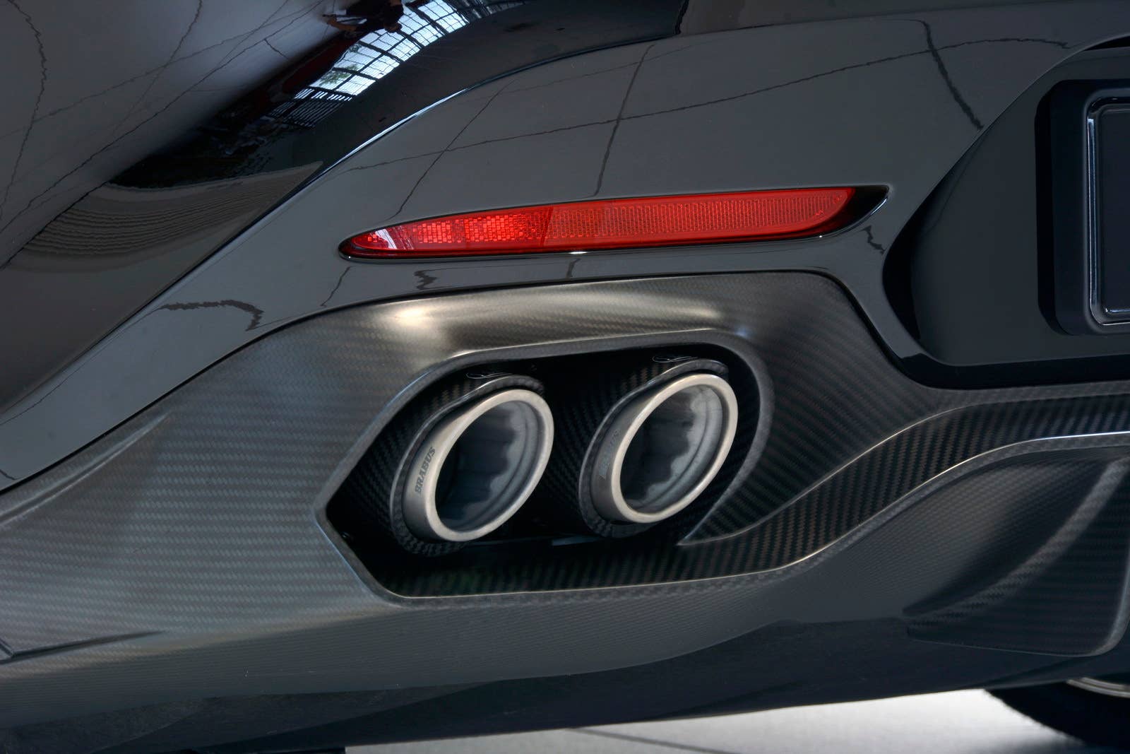 Mercedes-AMG GT by Brabus studio tailpipes