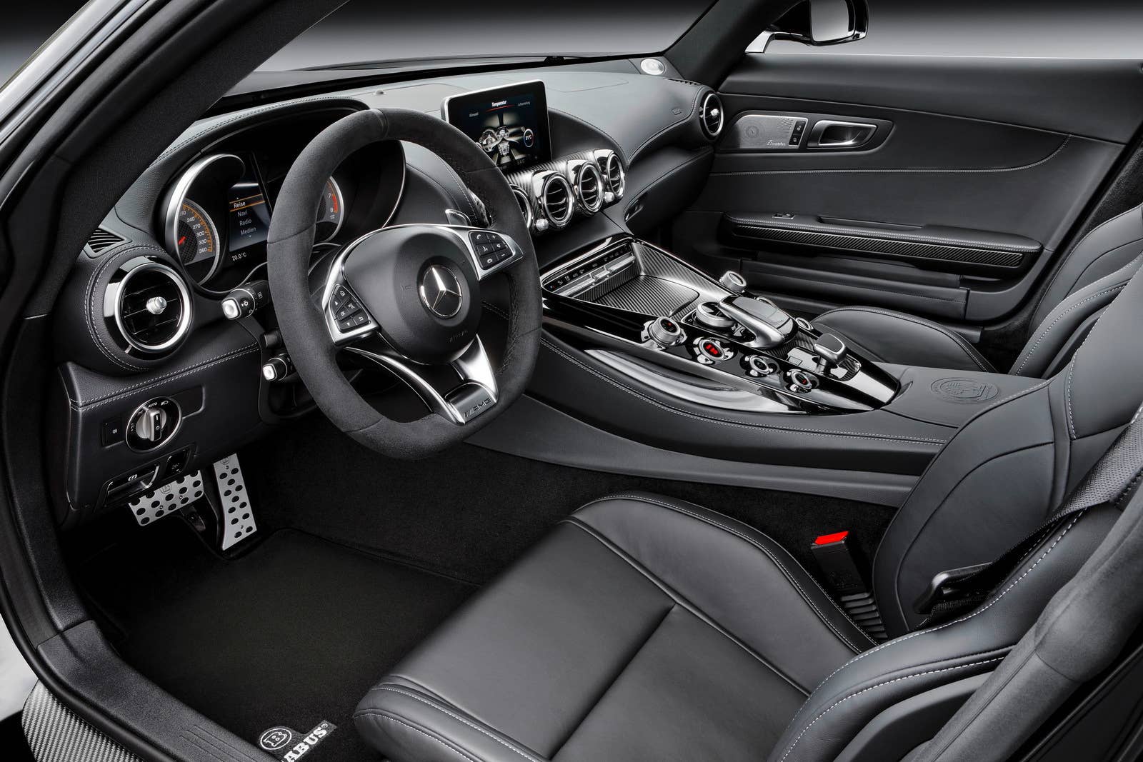 Mercedes-AMG GT S Brabus track interior
