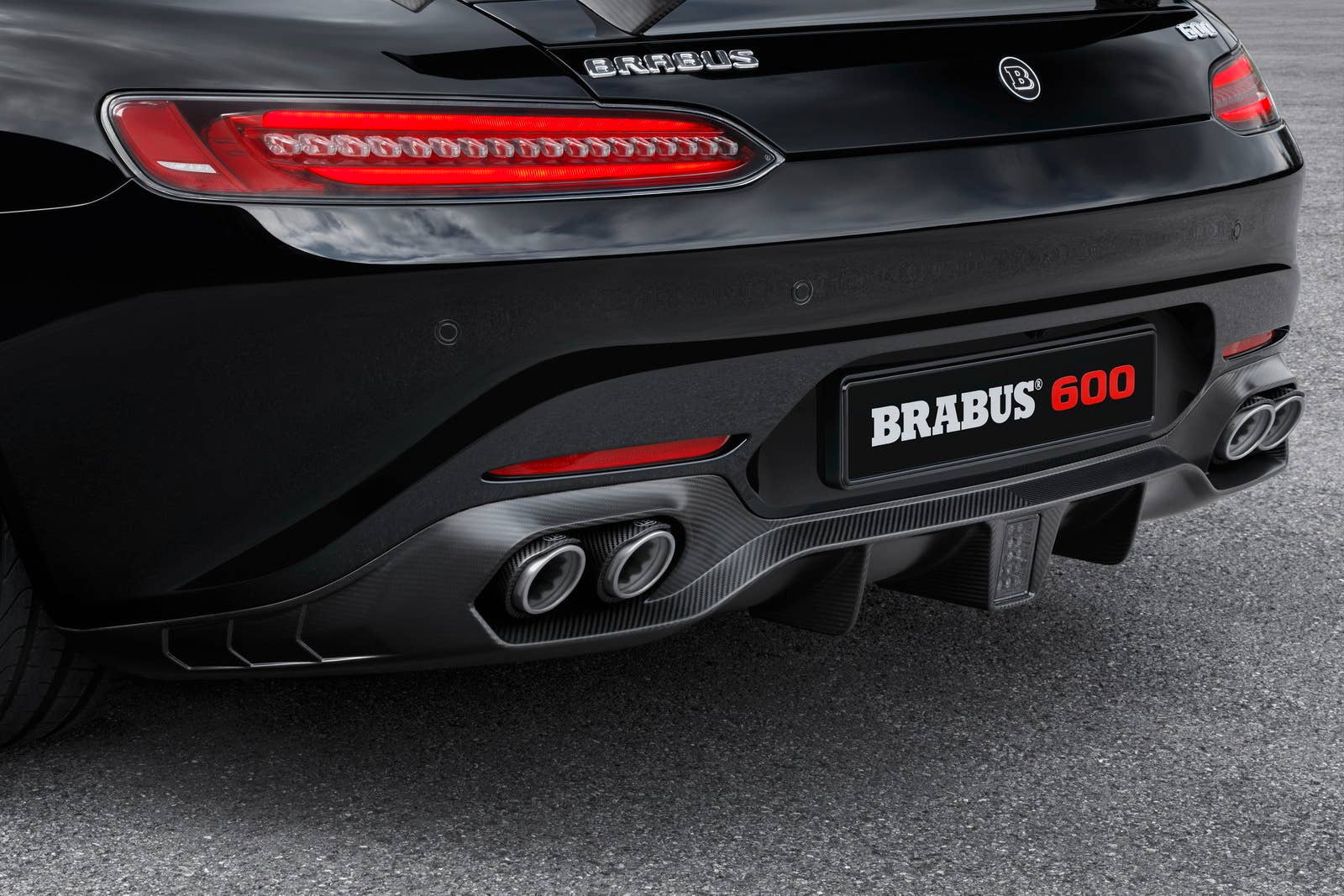 Mercedes-AMG GT S Brabus track diffuser