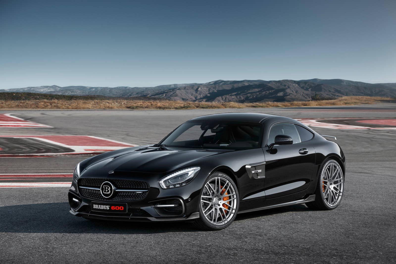 Mercedes-AMG GT S Brabus track front 3/4