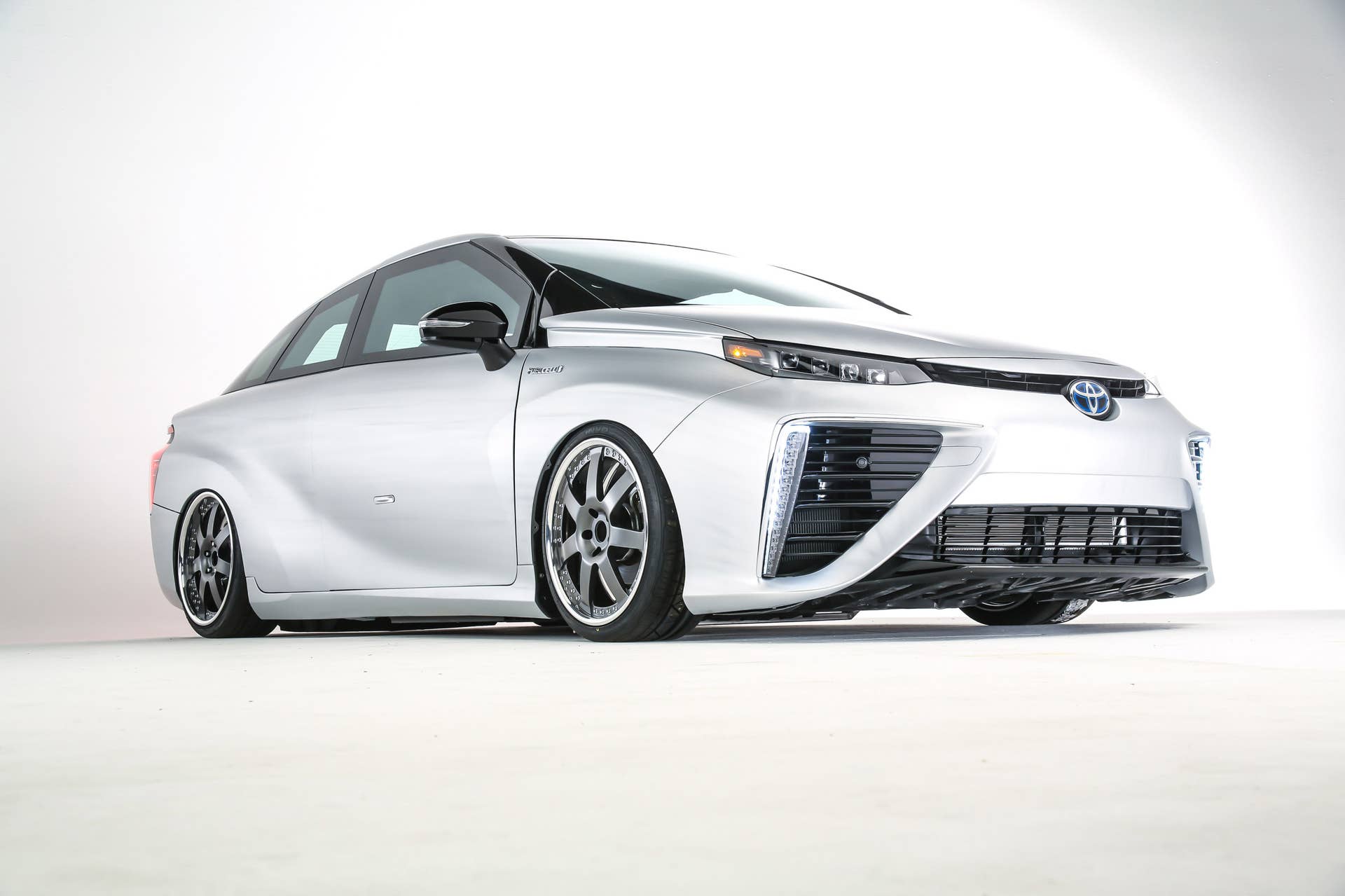 Toyota Mirai Back to the Future Concept front 3/4