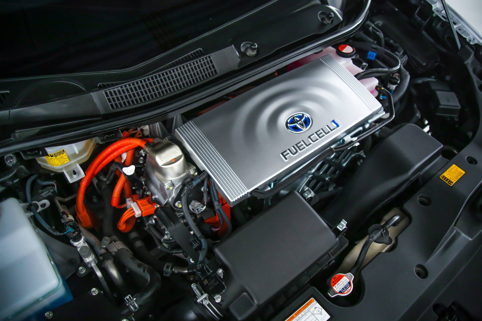Toyota Mirai Back to the Future Concept engine bay