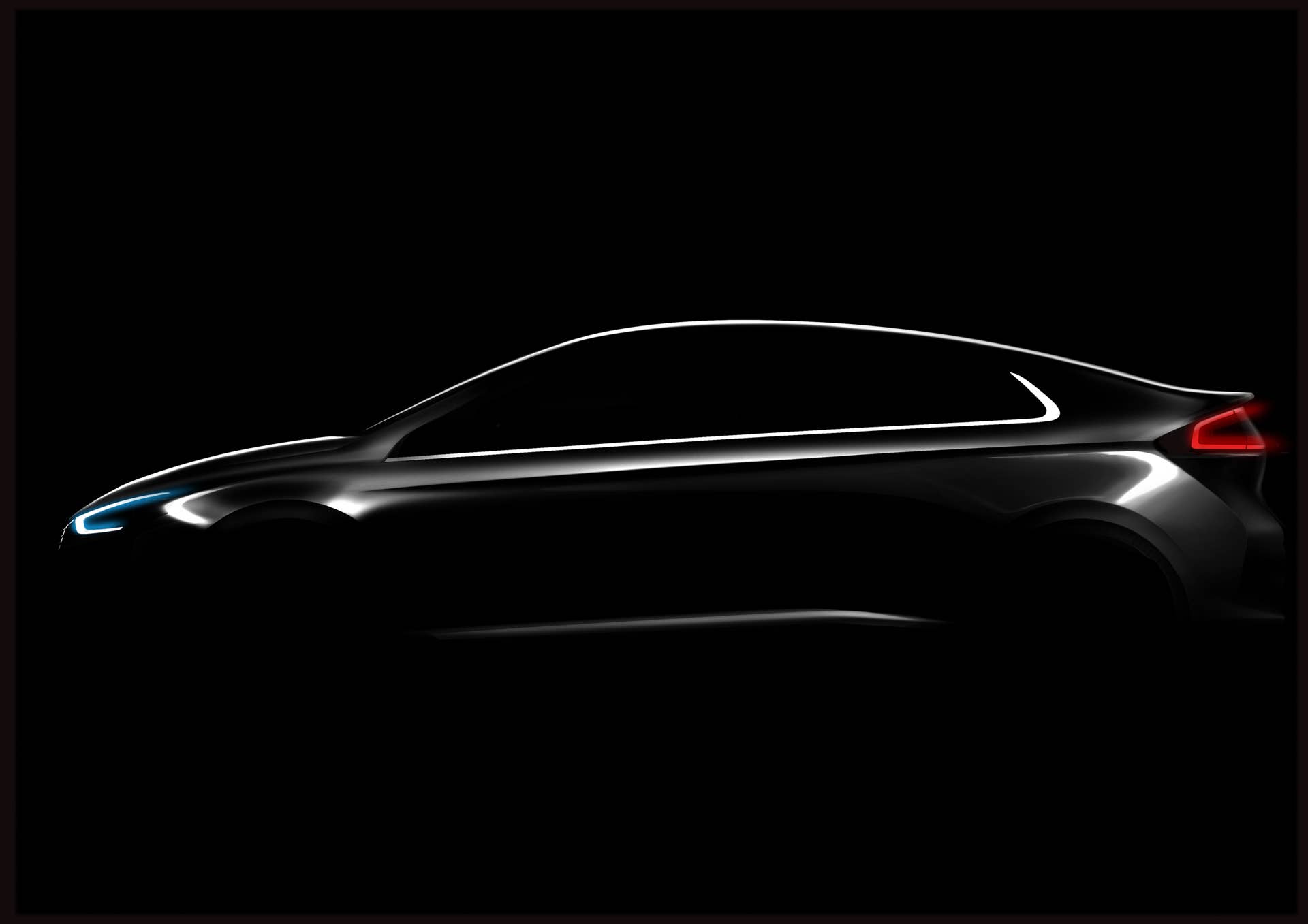 Hyundai Ioniq silhouette
