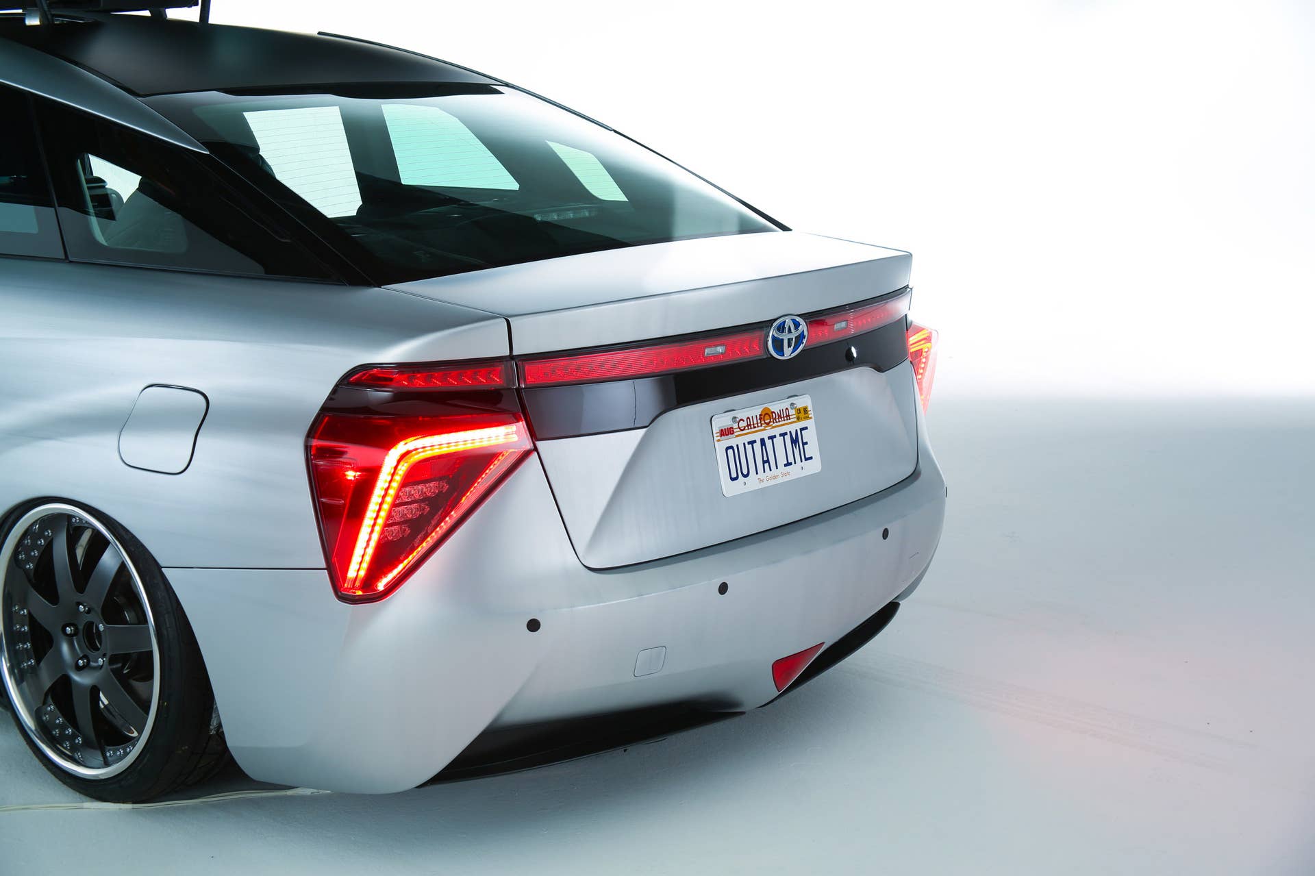 Toyota Mirai Back to the Future Concept trunk