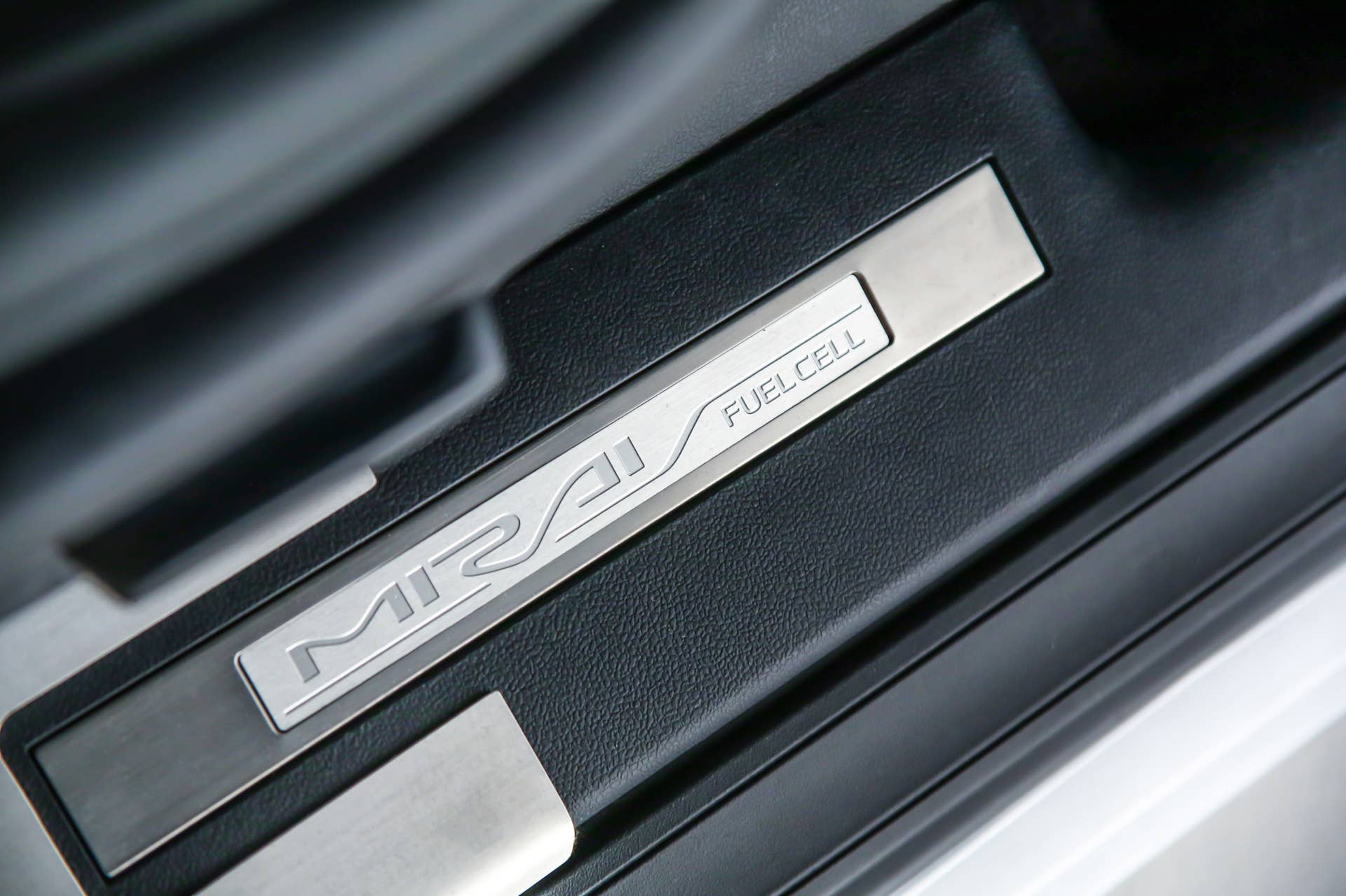 Toyota Mirai Back to the Future Concept door sill plate