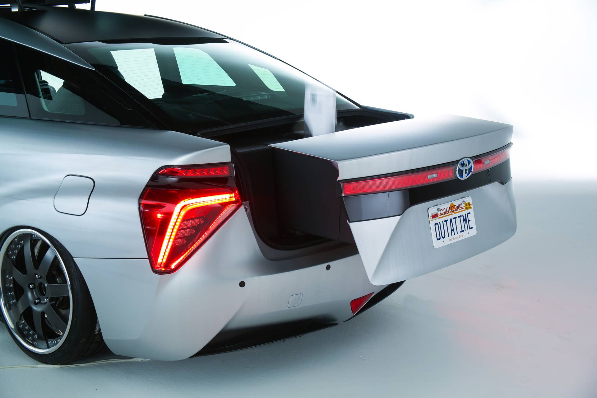 Toyota Mirai Back to the Future Concept rear trunk