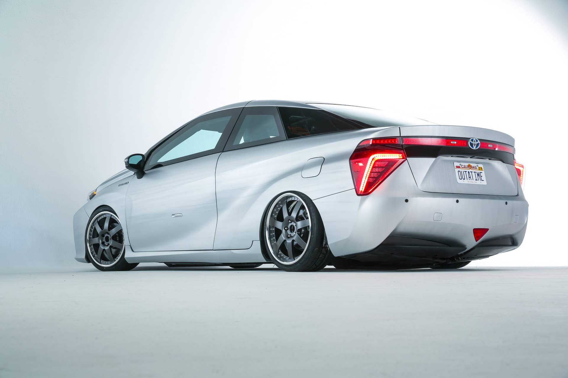 Toyota Mirai Back to the Future Concept rear 3/4