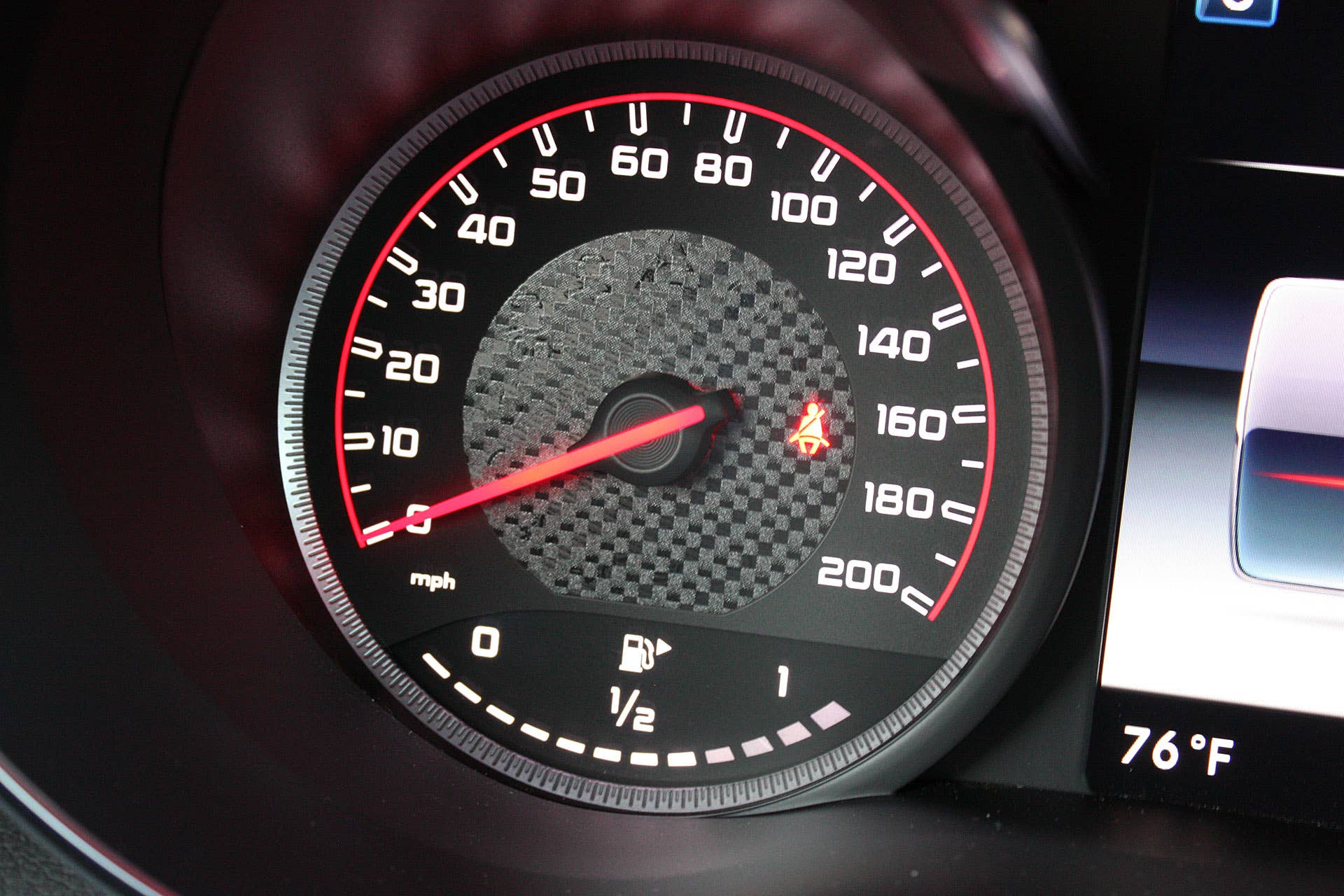 2015 Mercedes-AMG C63 S speedometer