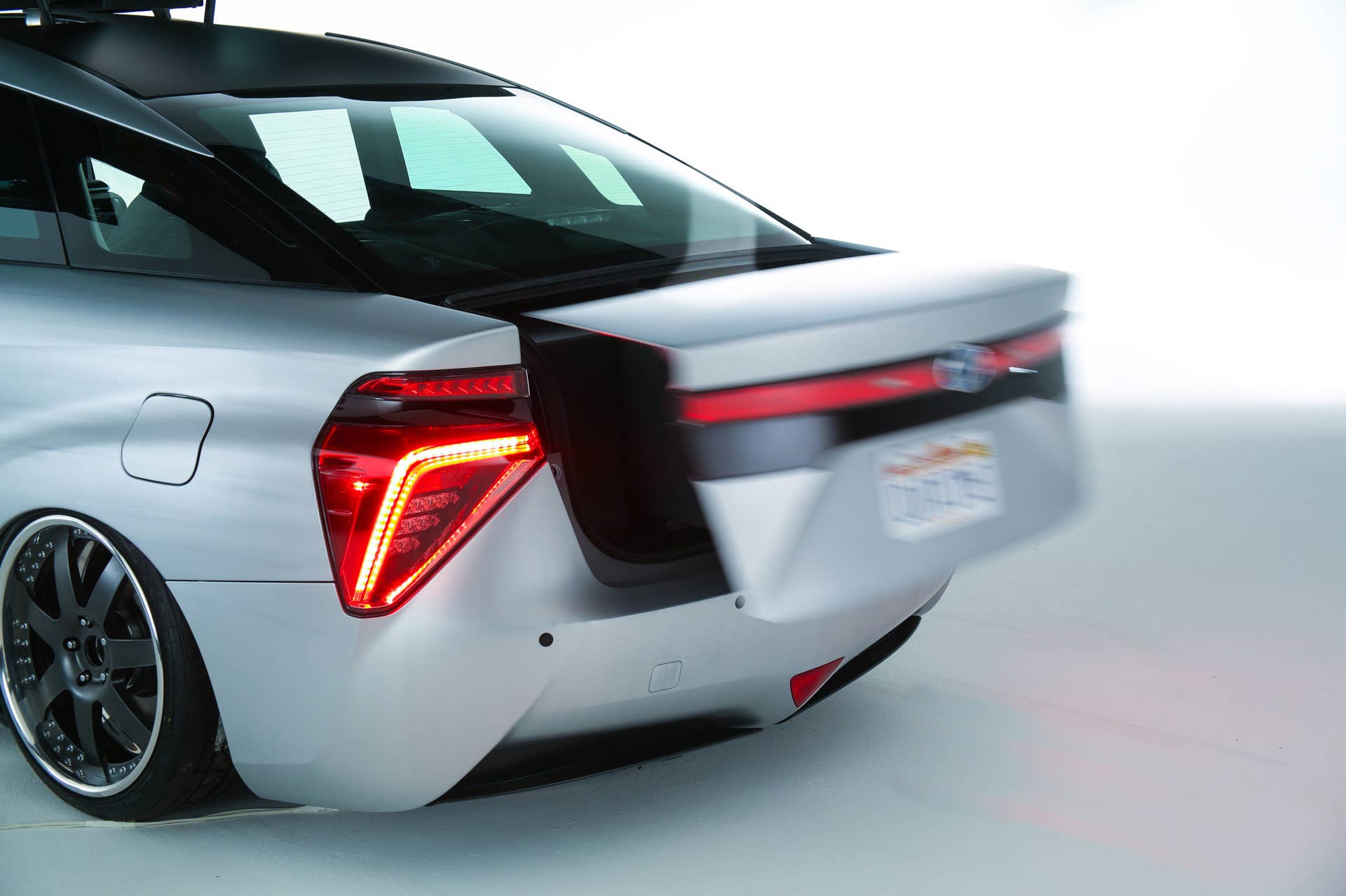 Toyota Mirai Back to the Future Concept trunk open