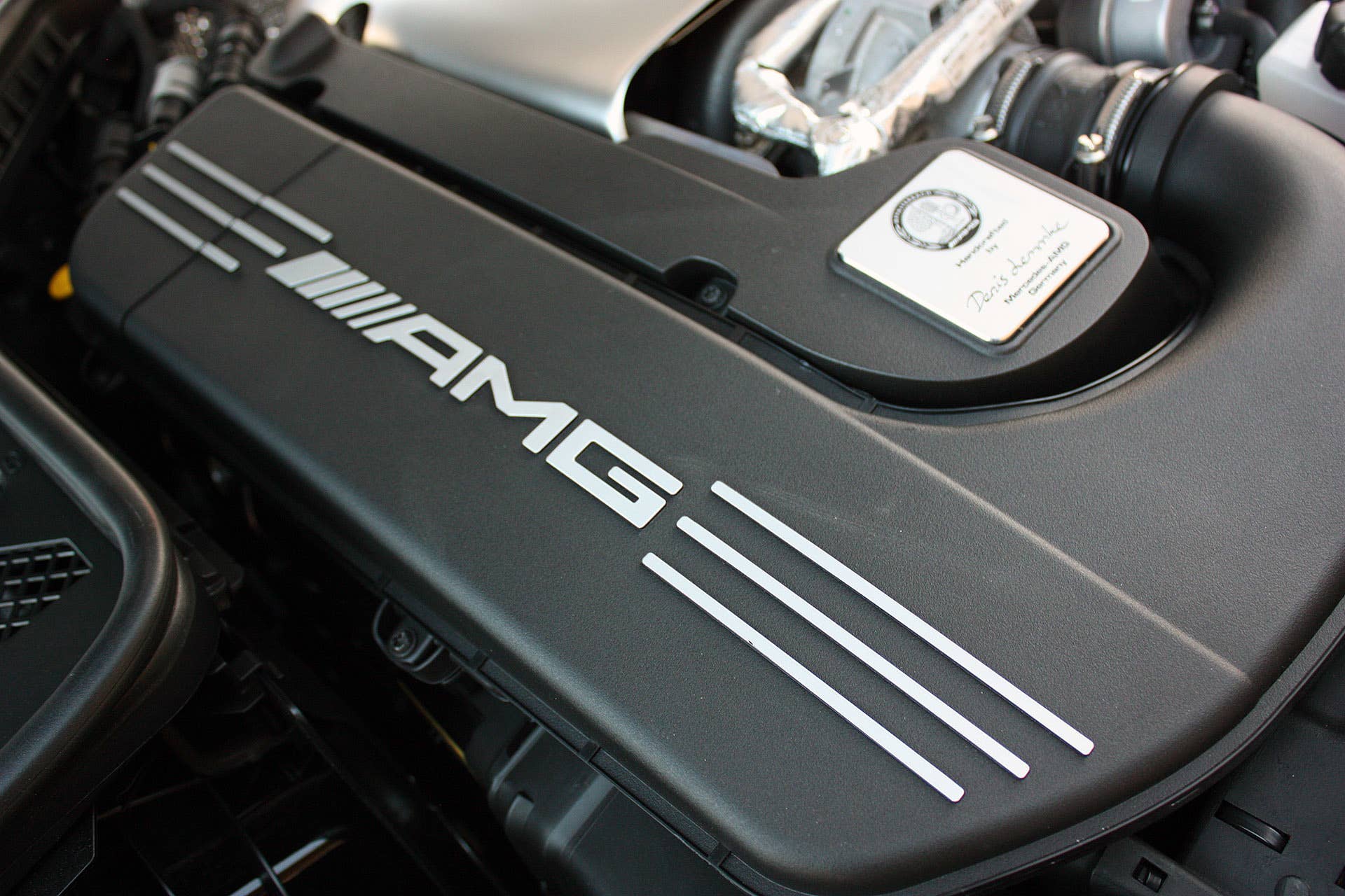 2015 Mercedes-AMG C63 S engine detail