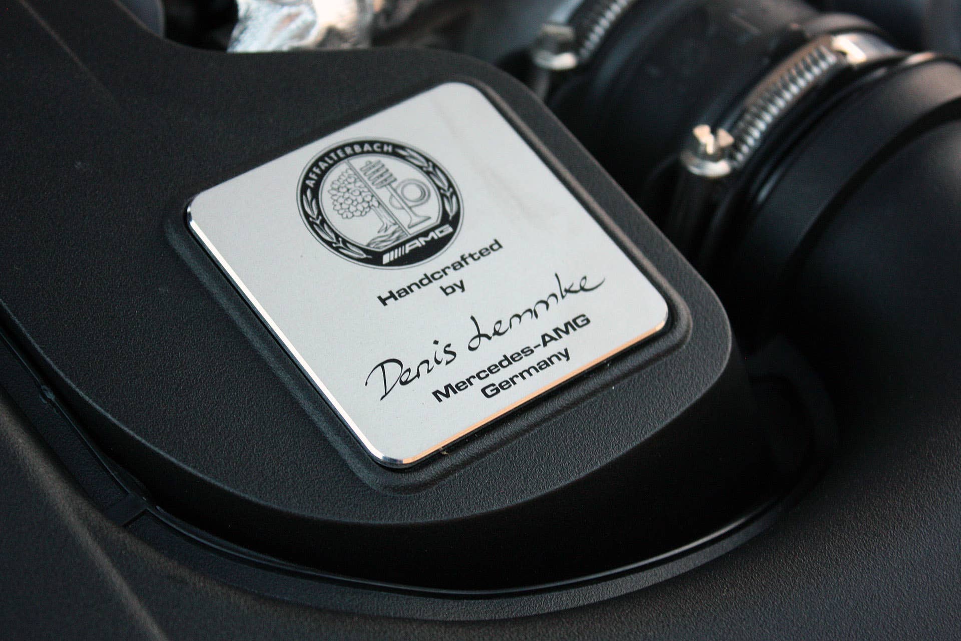2015 Mercedes-AMG C63 S engine detail
