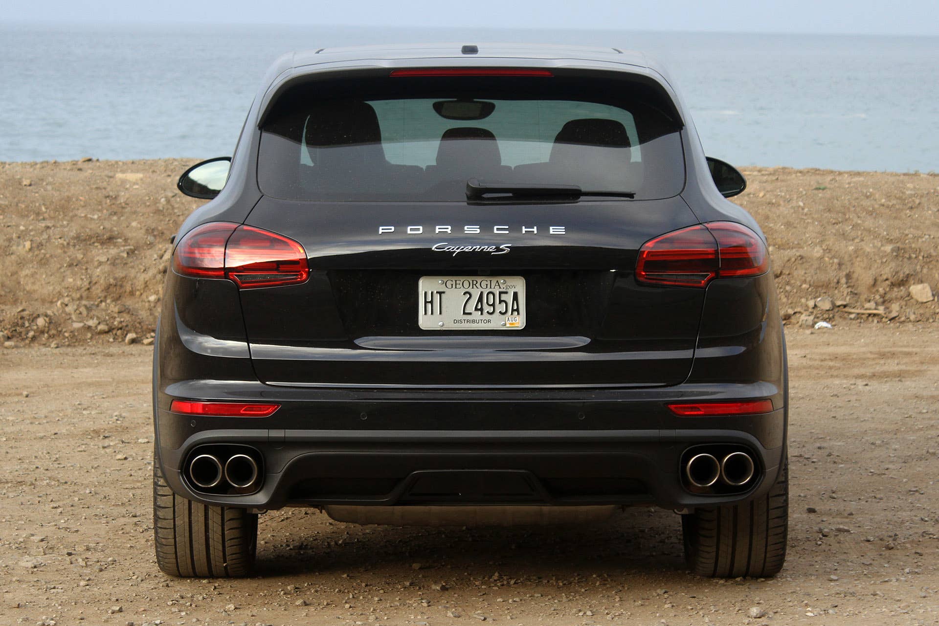 2015 Porsche Cayenne S rear view