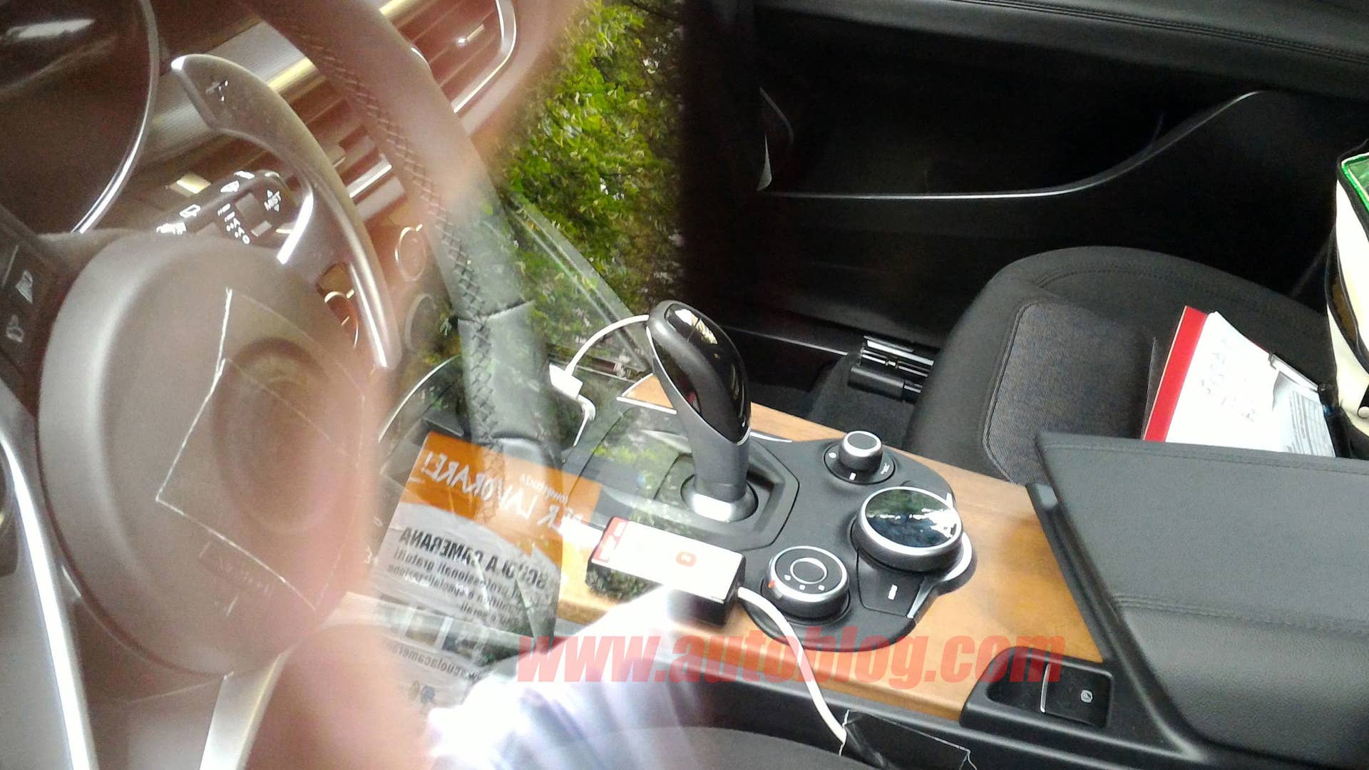 alfa romeo stelvio spy photo suv shifter
