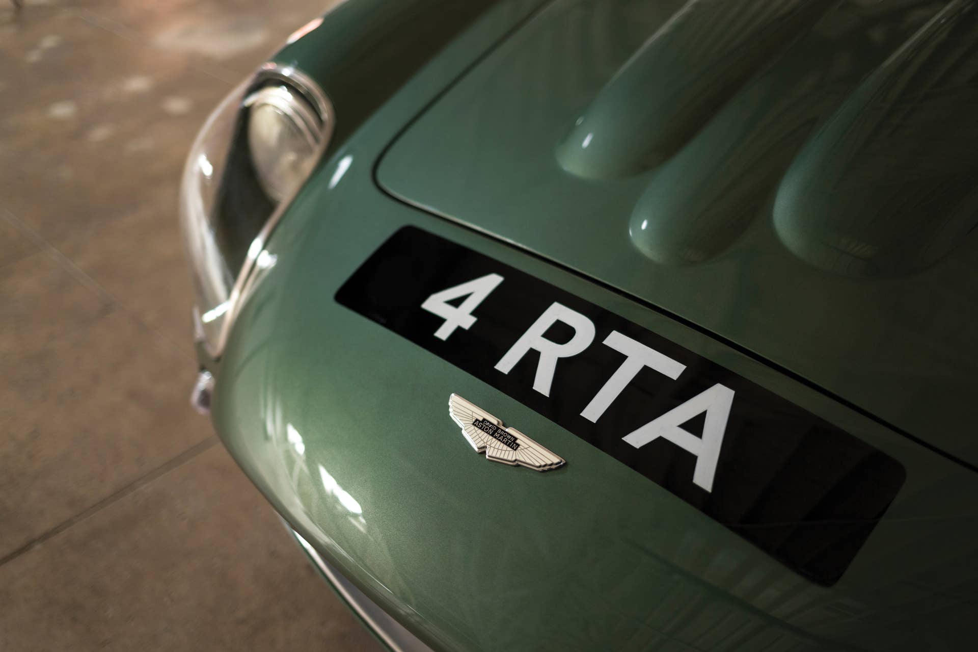 Aston Martin DB4 GT Zagato nose