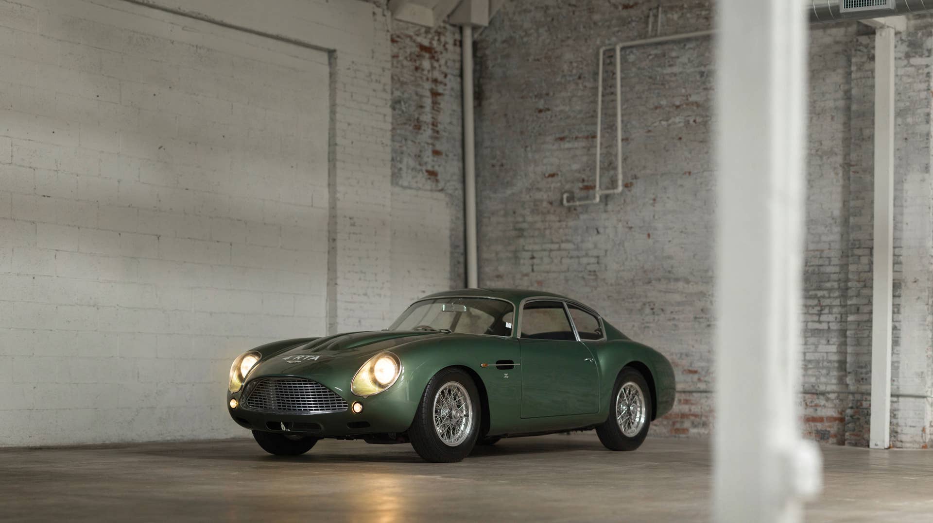 1962 Aston Martin DB4GT Zagato front 3/4