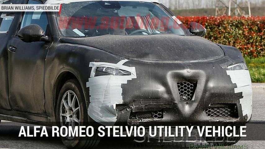 Alfa Romeo Stelvio Utility Vehicle Spy Shots | Autoblog Minute