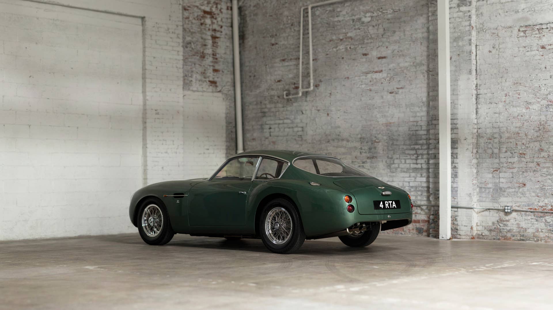 1962 Aston Martin DB4GT Zagato rear 3/4