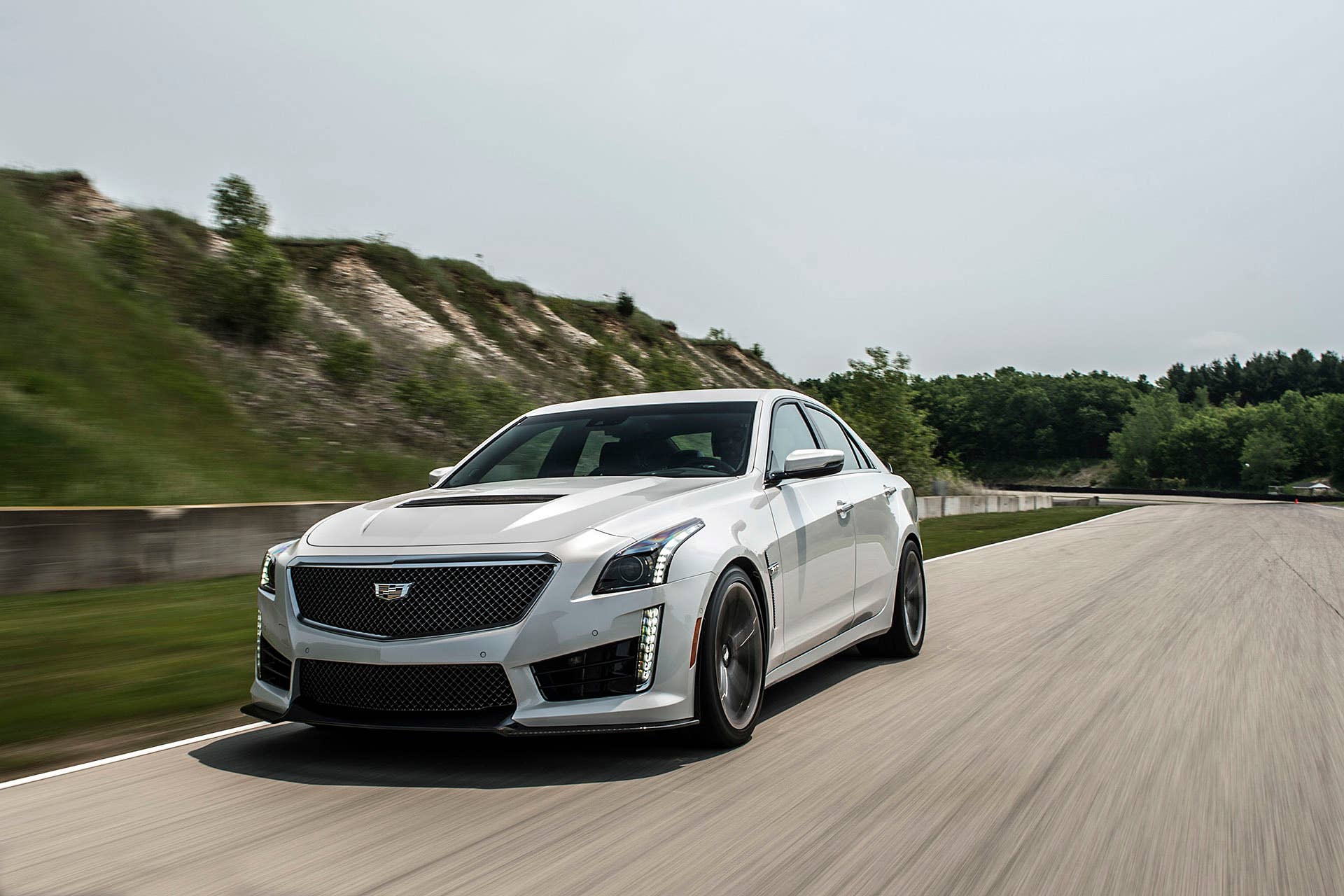 2016 Cadillac CTS-V driving