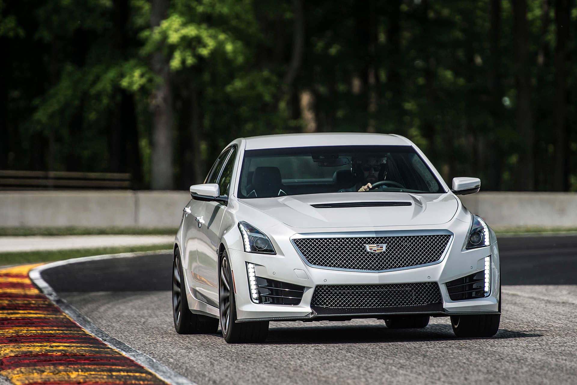 2016 Cadillac CTS-V on track