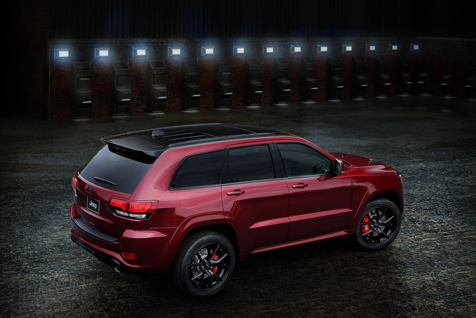 2016 Jeep Grand Cherokee SRT Night rear 3/4