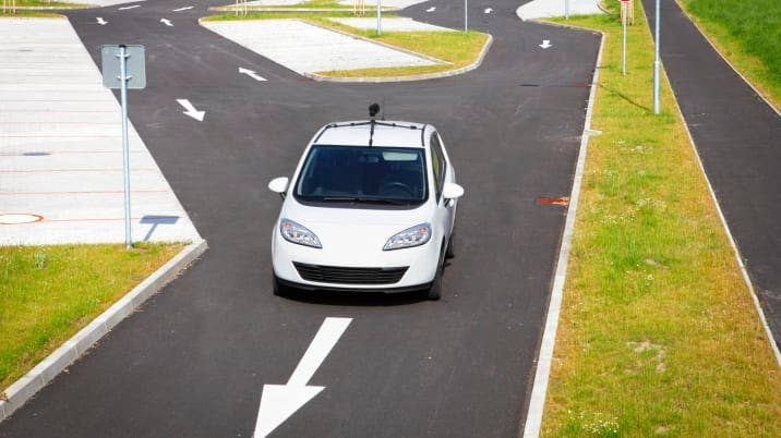 Fictive self driving car