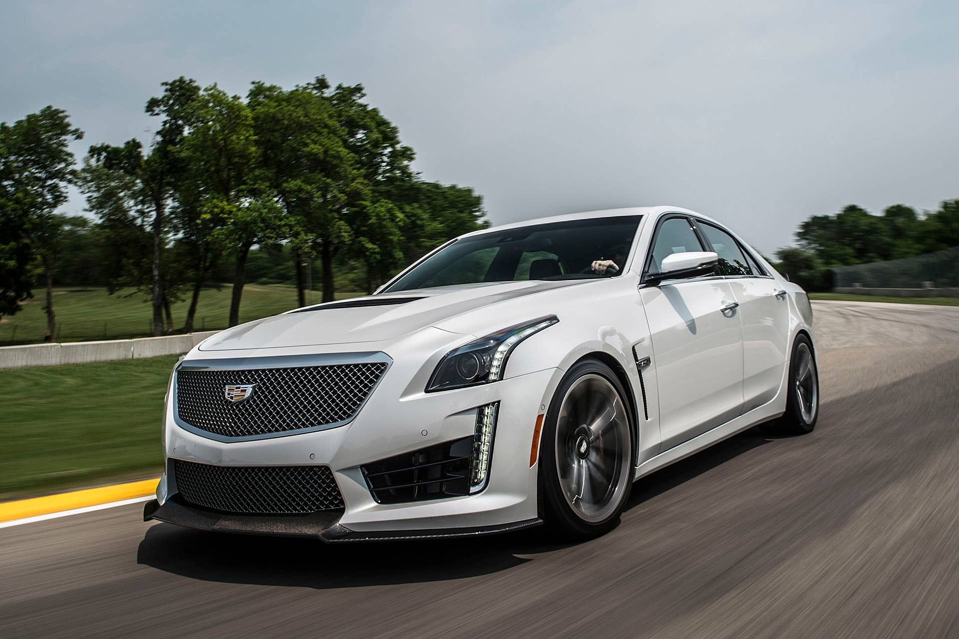 2016 Cadillac CTS-V driving