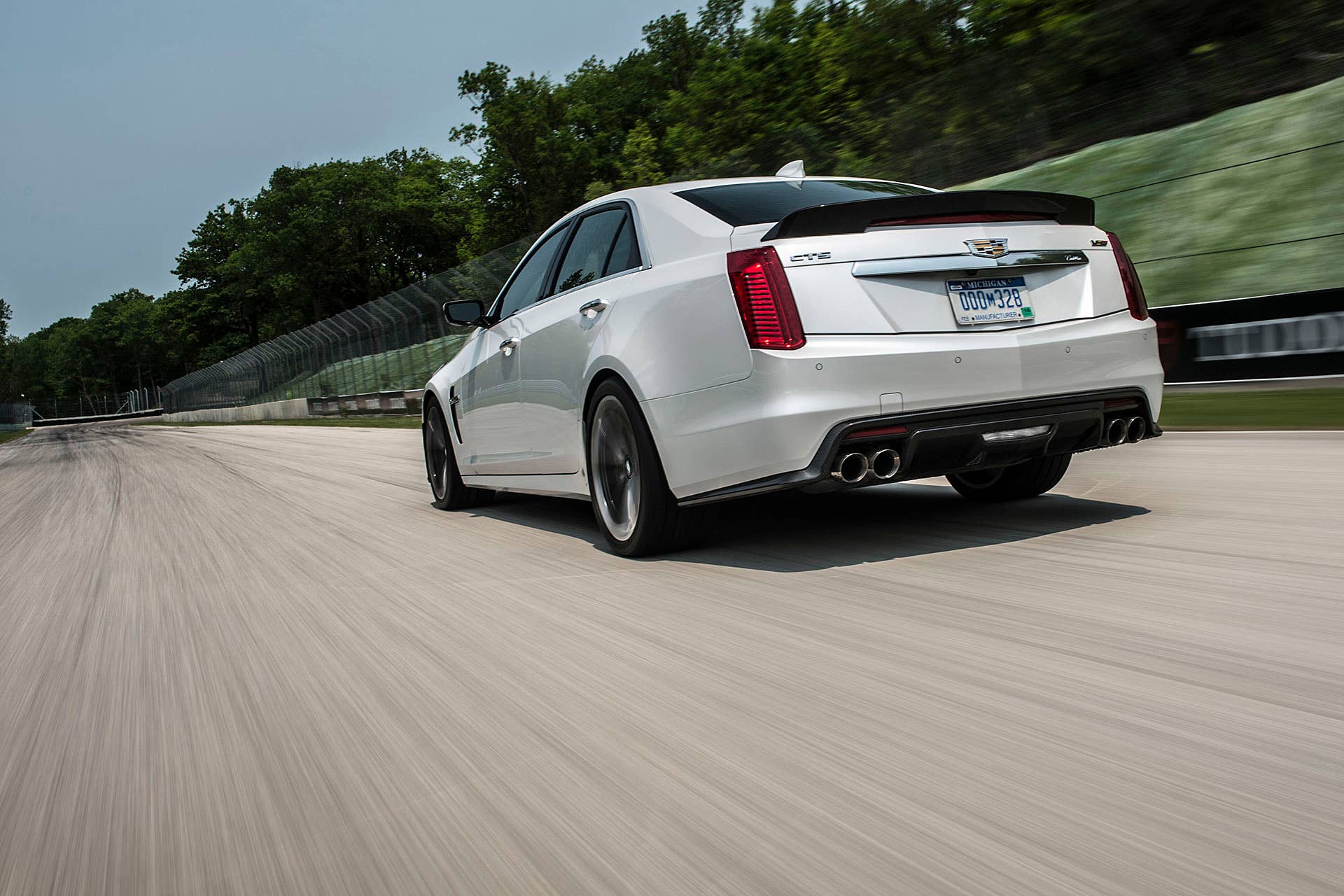2016 Cadillac CTS-V driving
