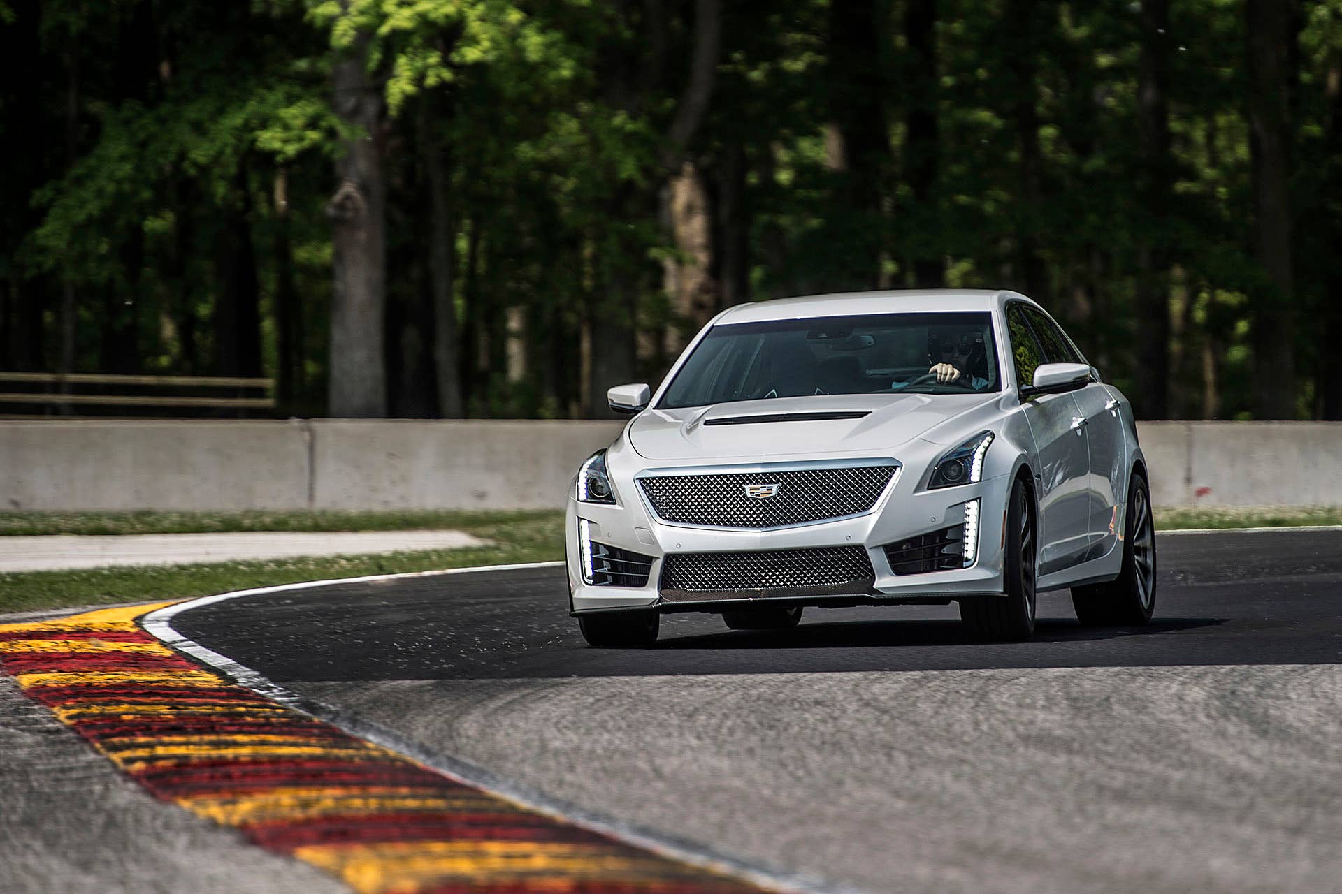 2016 Cadillac CTS-V on track