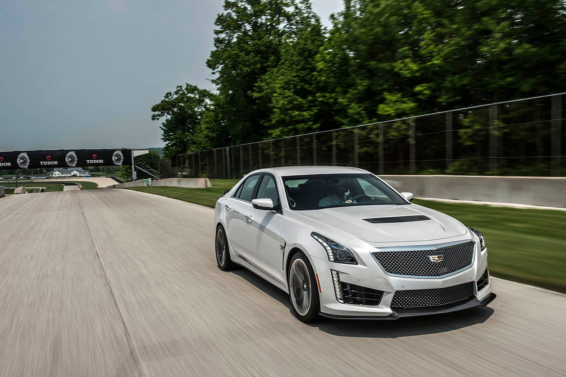 2016 Cadillac CTS-V driving