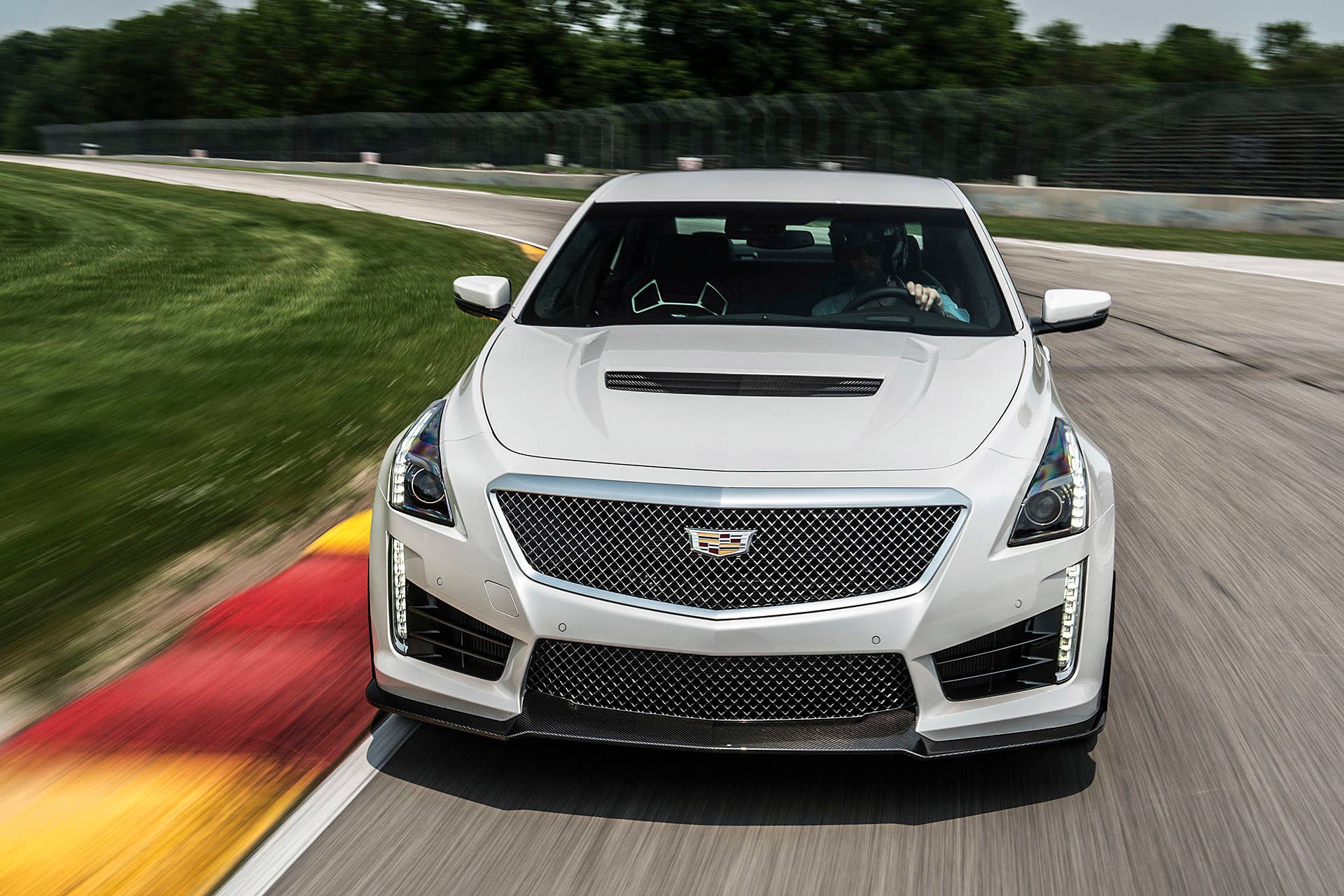 2016 Cadillac CTS-V driving