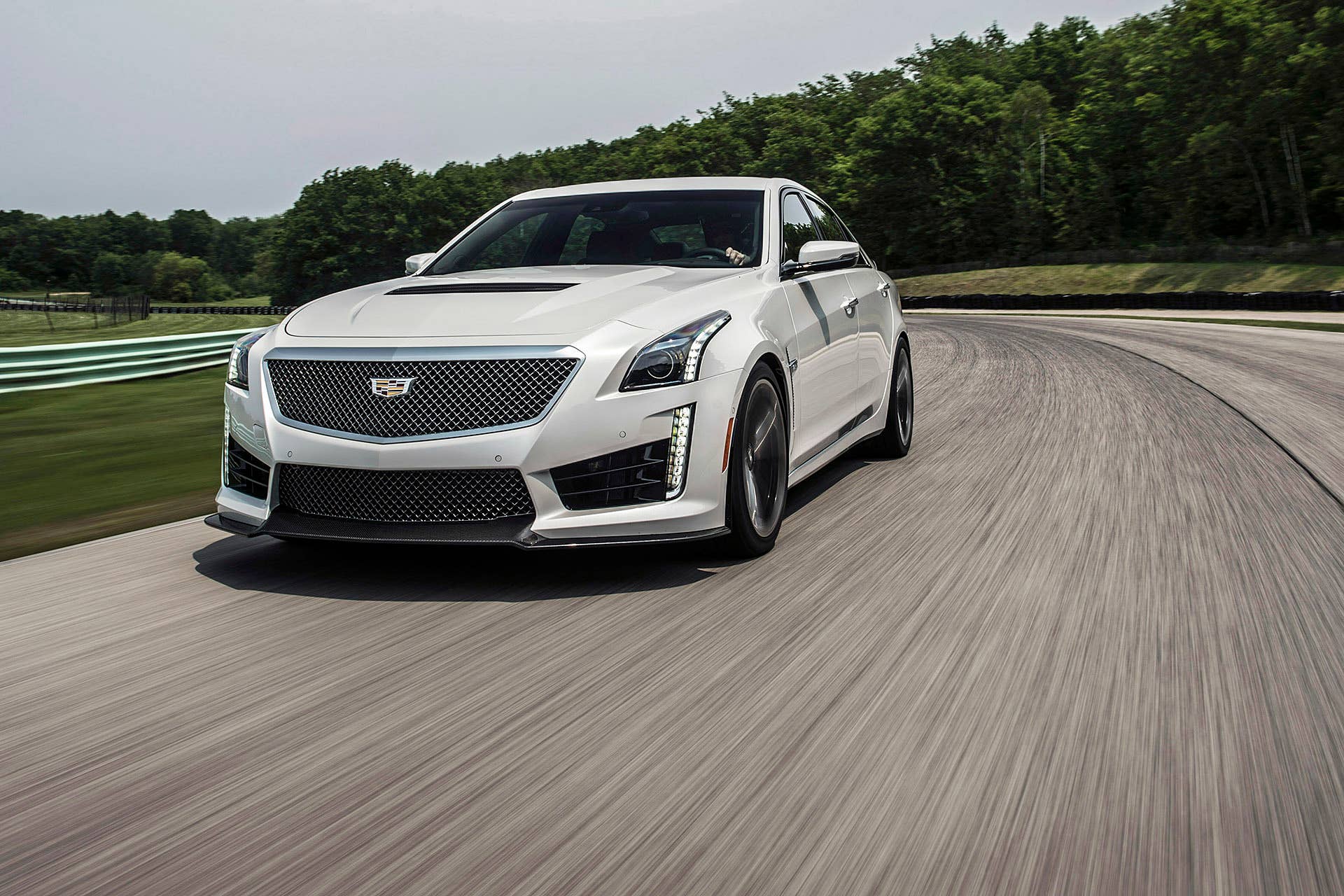 2016 Cadillac CTS-V driving