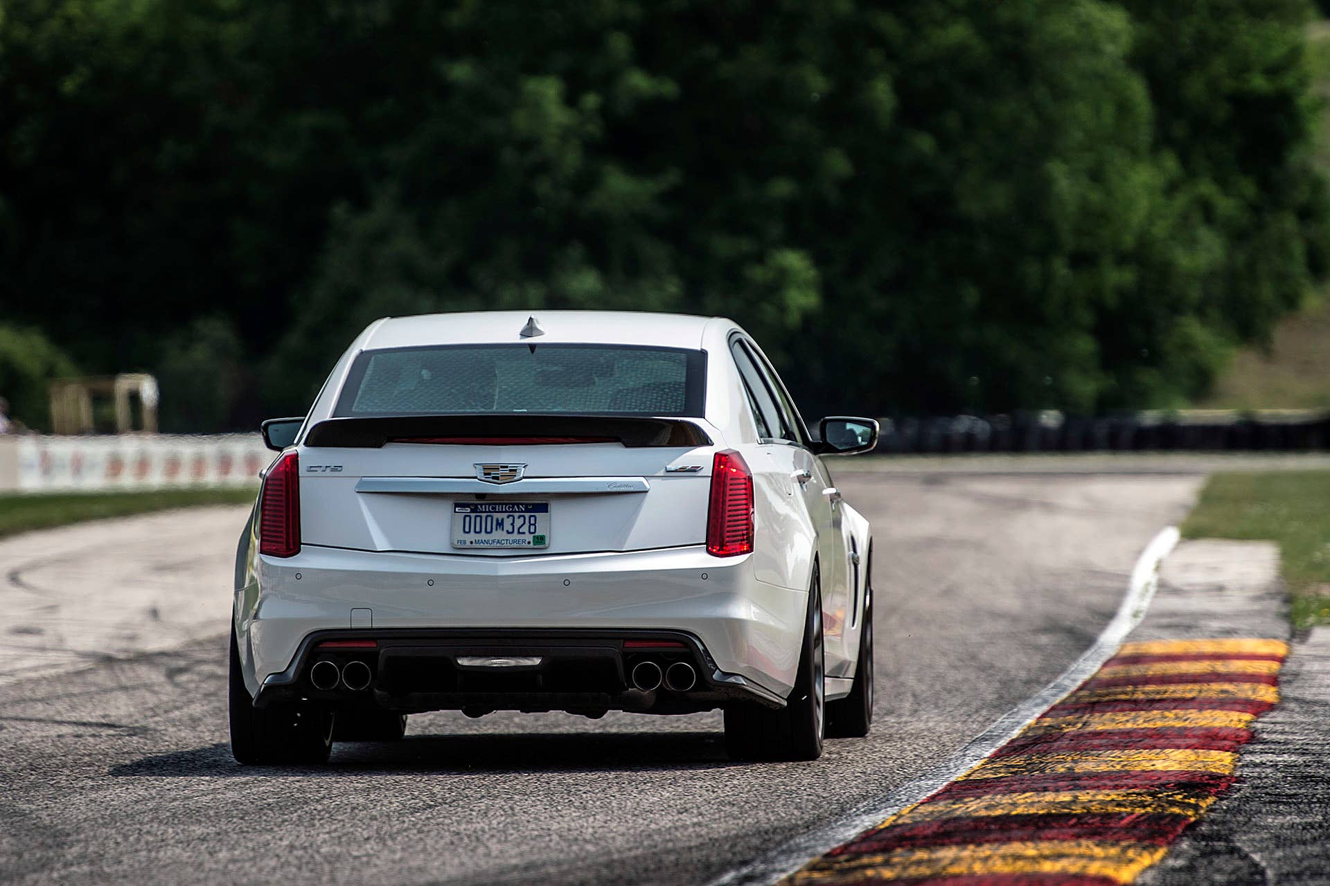 2016 Cadillac CTS-V on track