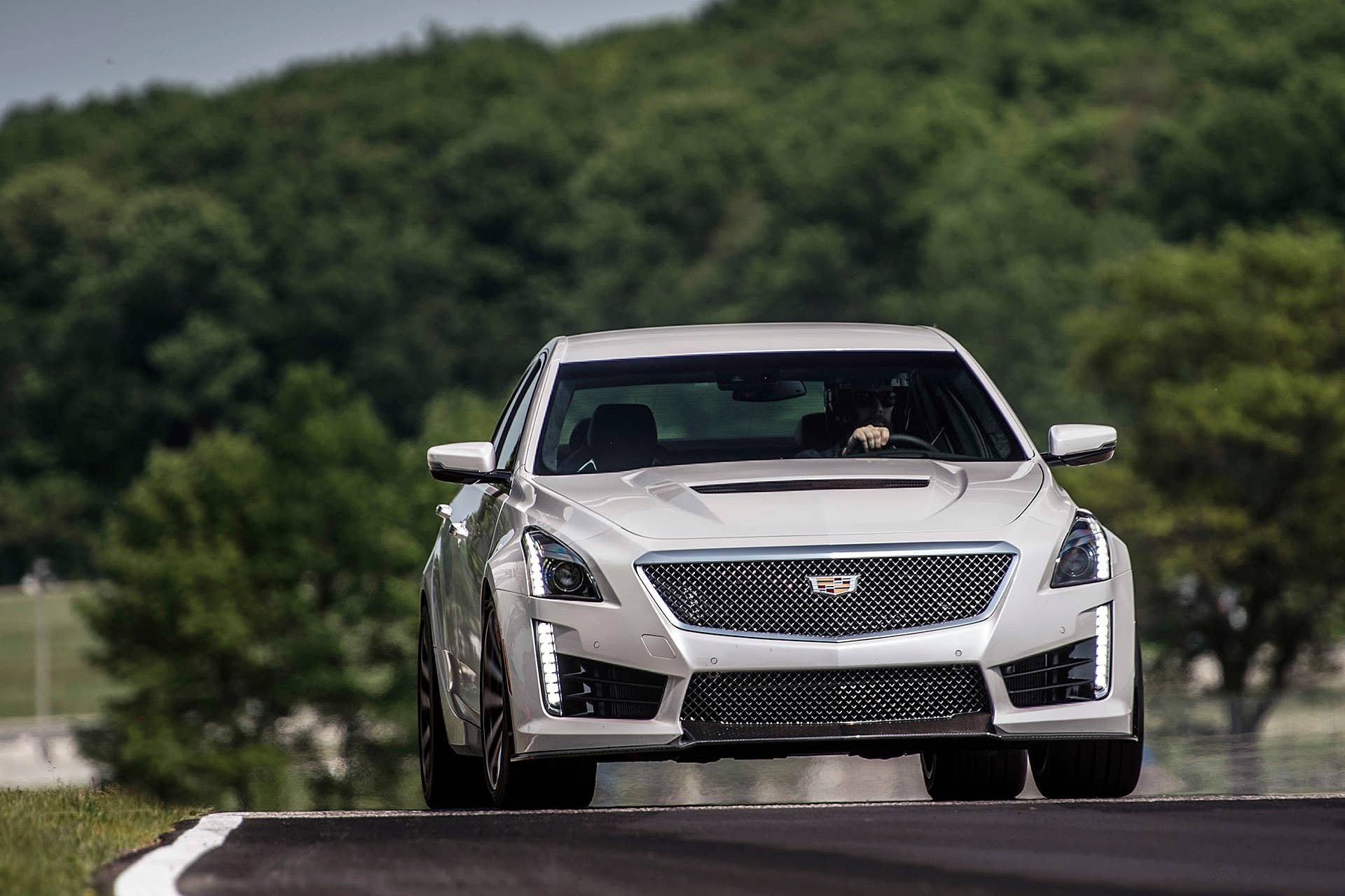 2016 Cadillac CTS-V on track