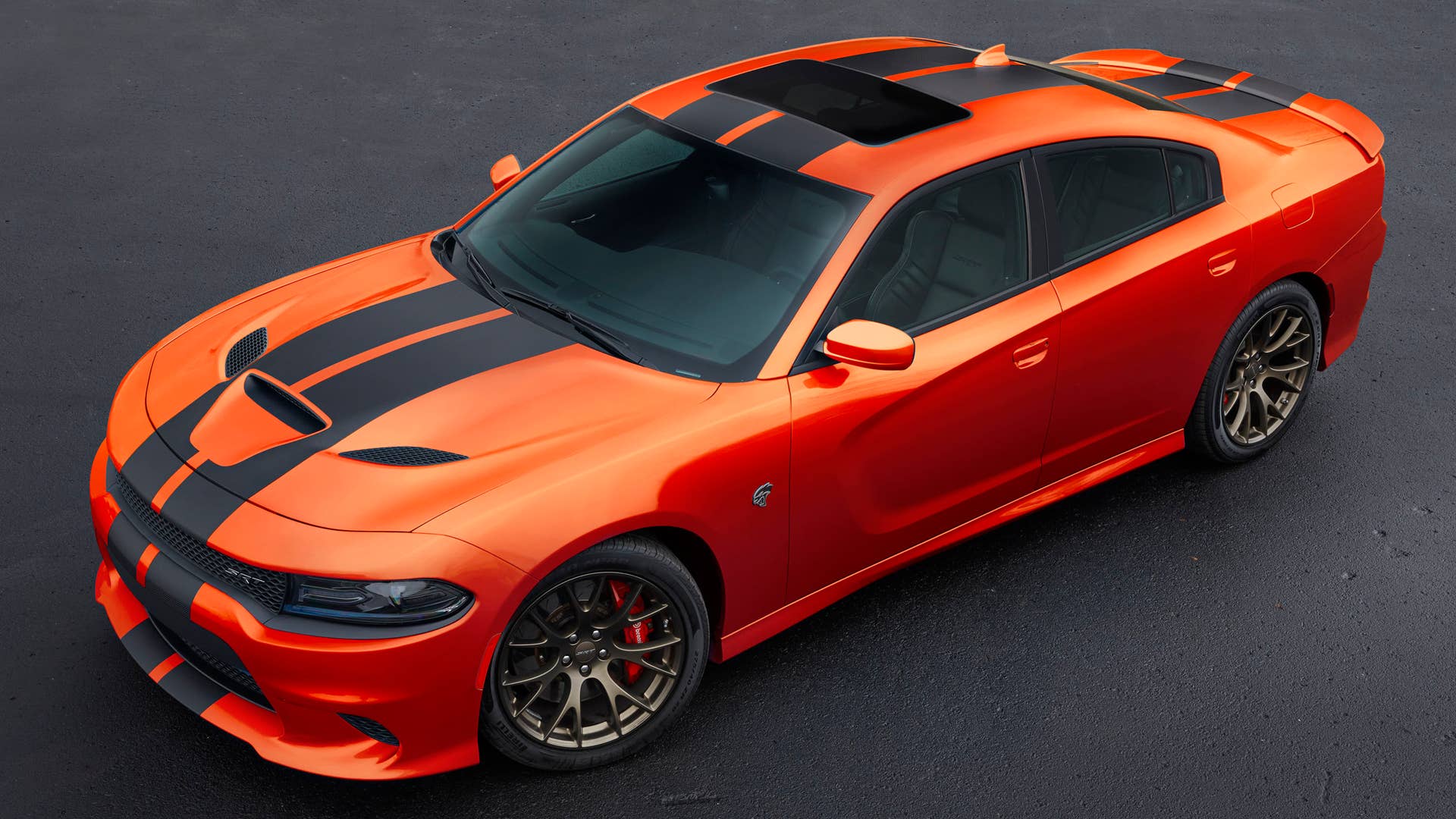 2016 dodge charger srt go mango