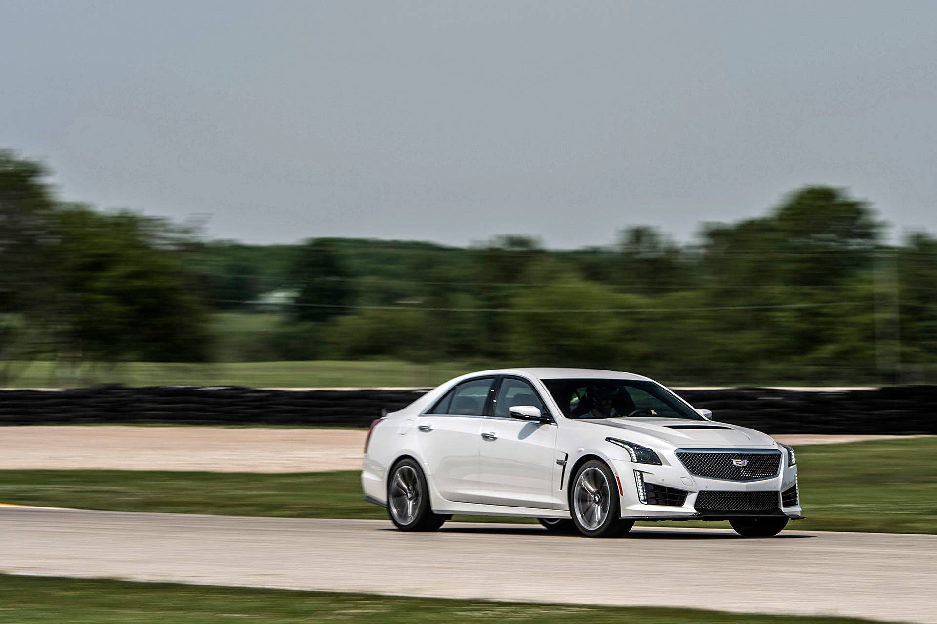 2016 Cadillac CTS-V on track
