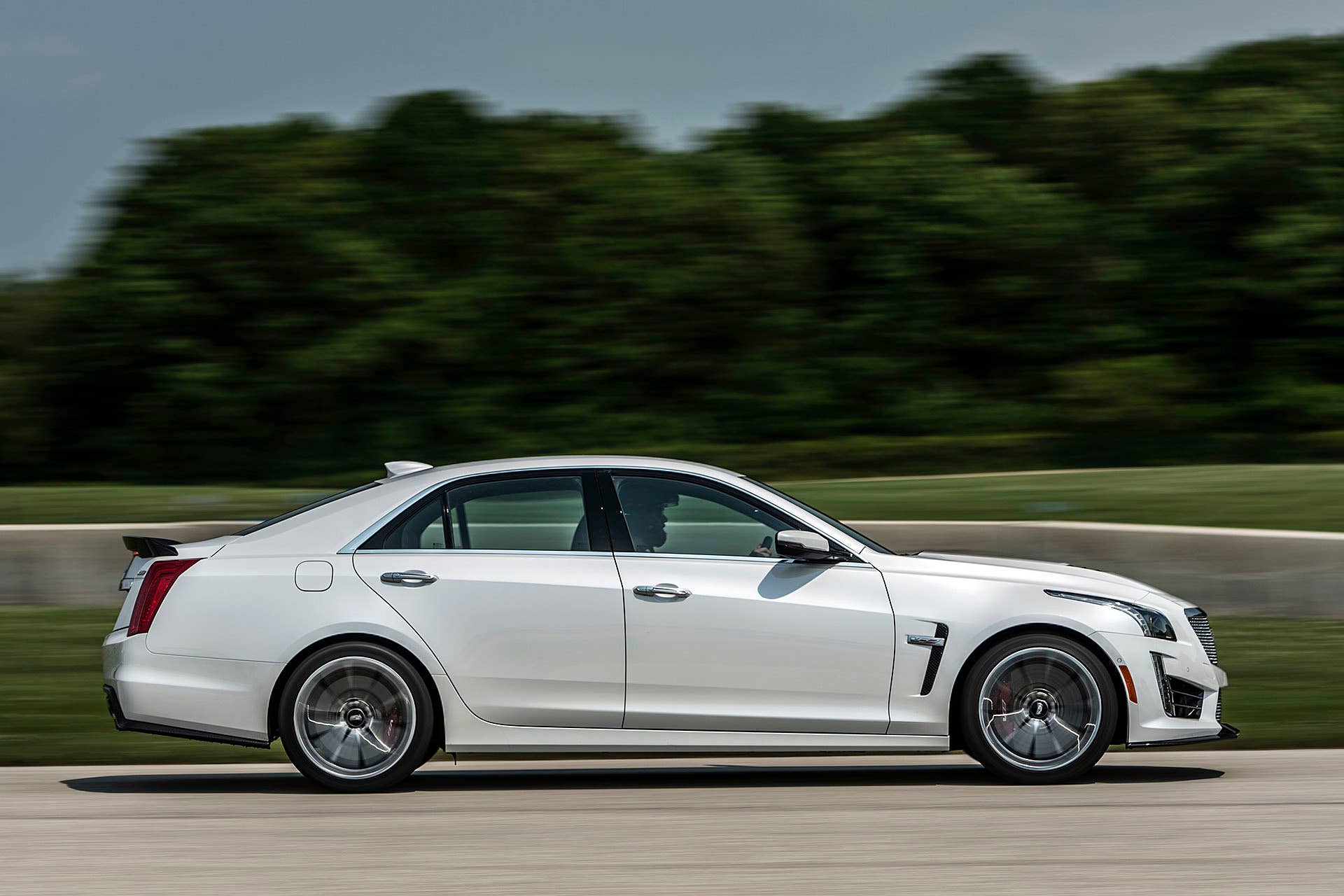 2016 Cadillac CTS-V on track