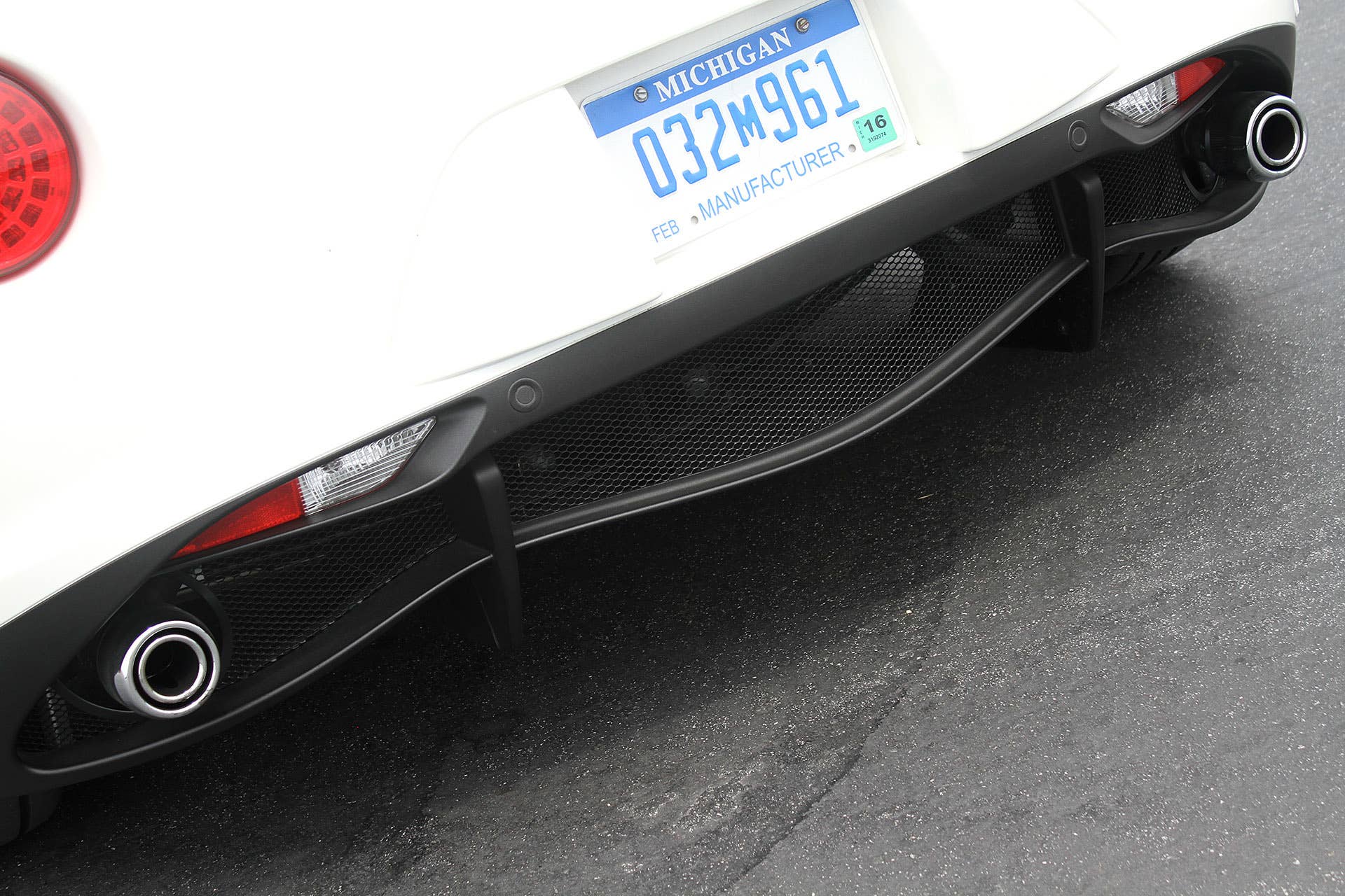 2015 Alfa Romeo 4C Spider rear diffuser