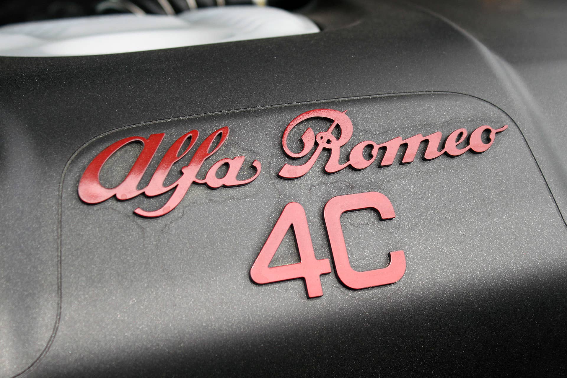 2015 Alfa Romeo 4C Spider engine detail