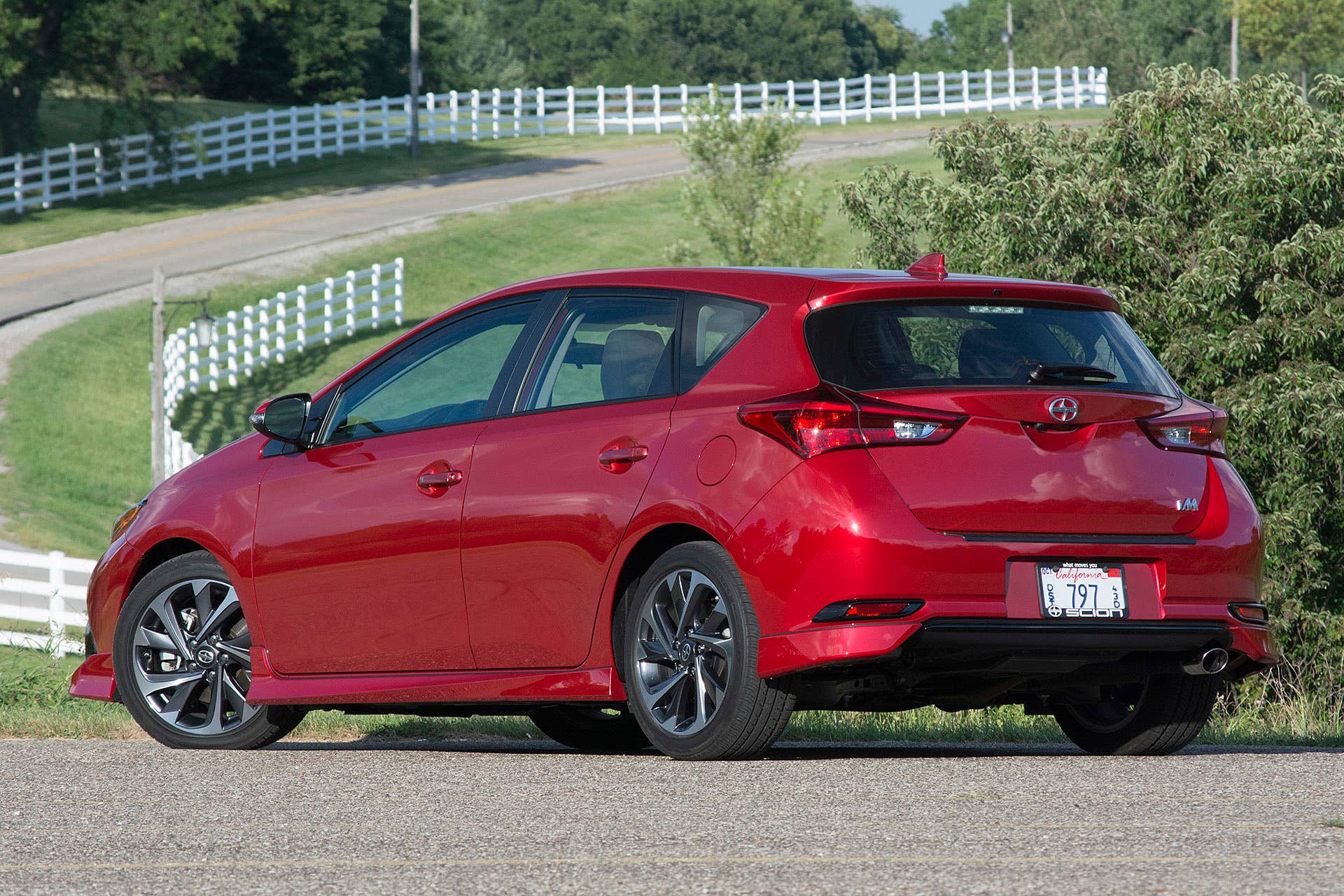 2016 Scion iM rear 3/4 view