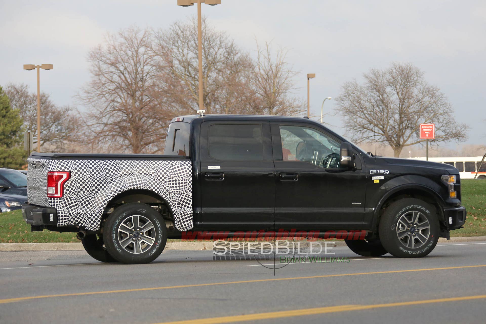 2017 Ford F-150 diesel spied side