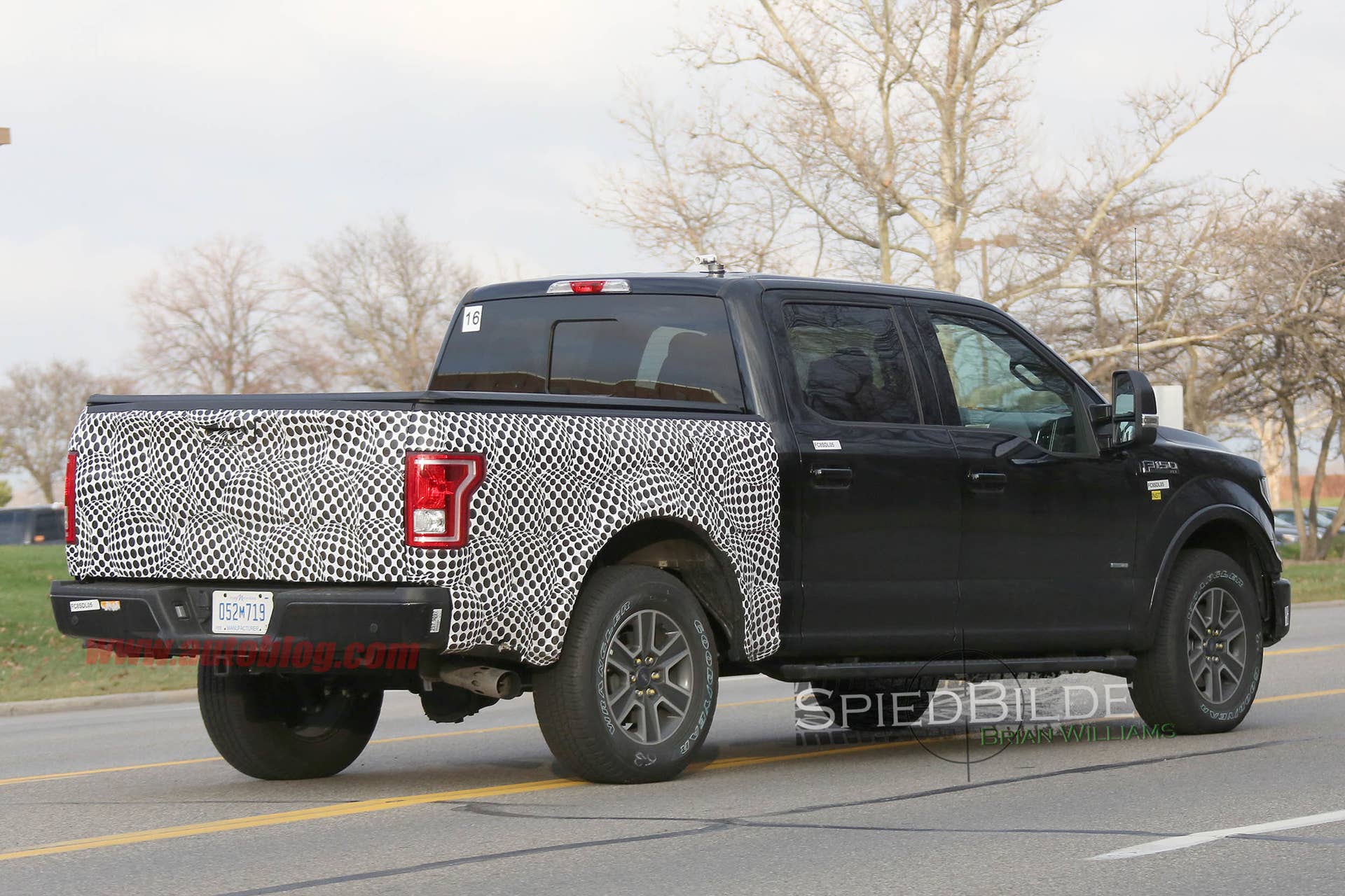 2017 Ford F-150 diesel rear 3/4