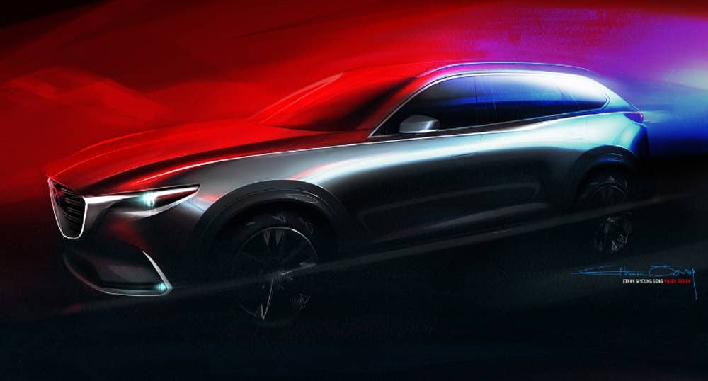 All-new Mazda CX-9 three-row crossover to be introduced at L.A. Auto Show (PRNewsFoto/Mazda Motor Corporation)