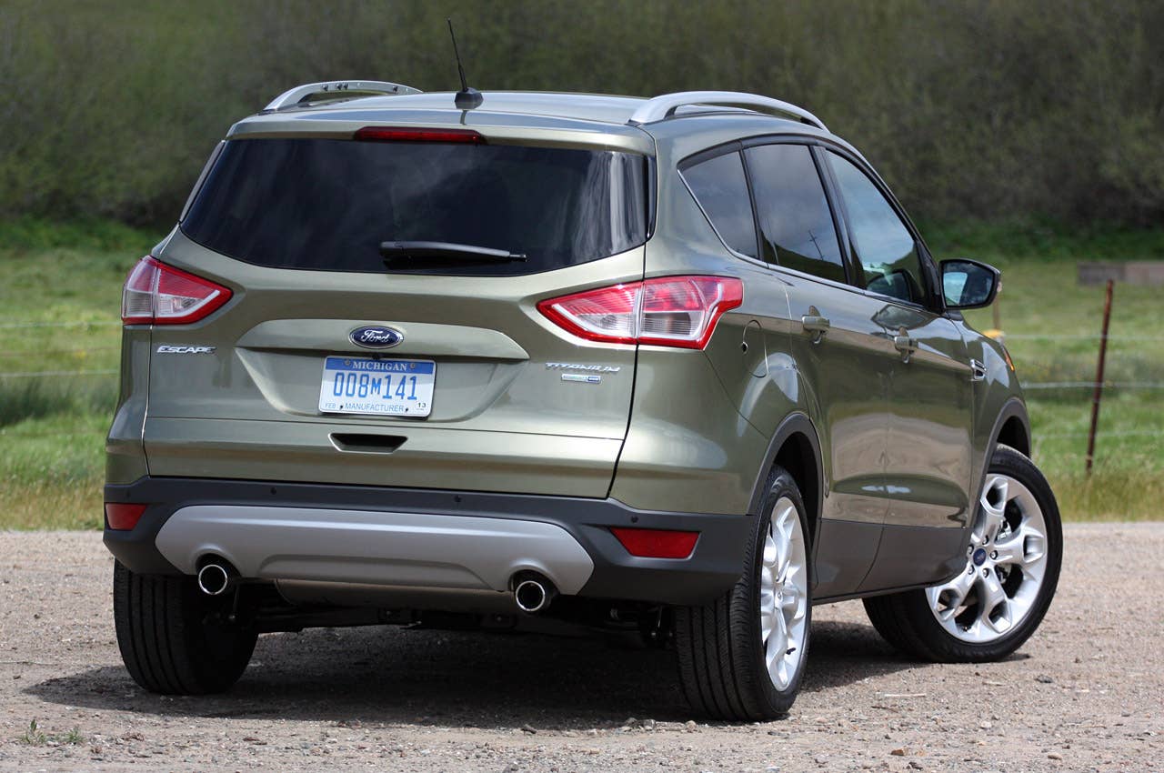 2013 Ford Escape rear 3/4 view