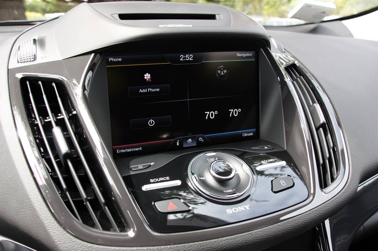 2013 Ford Escape phone display