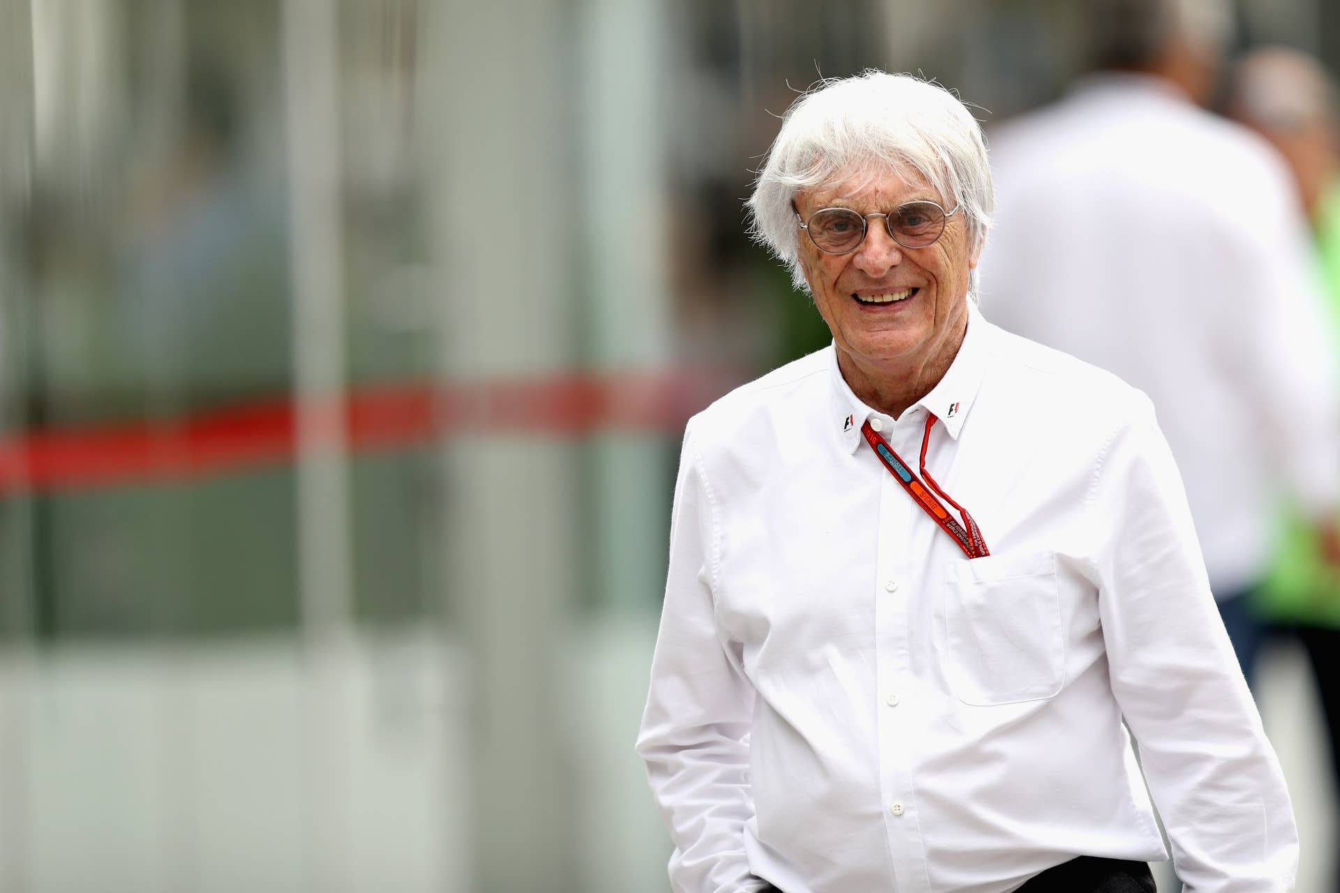 SAO PAULO, BRAZIL - NOVEMBER 11: F1 supremo Bernie Ecclestone walks in the Paddock during practice for the Formula One Grand Prix of Brazil at Autodromo Jose Carlos Pace on November 11, 2016 in Sao Paulo, Brazil. (Photo by Mark Thompson/Getty Images)