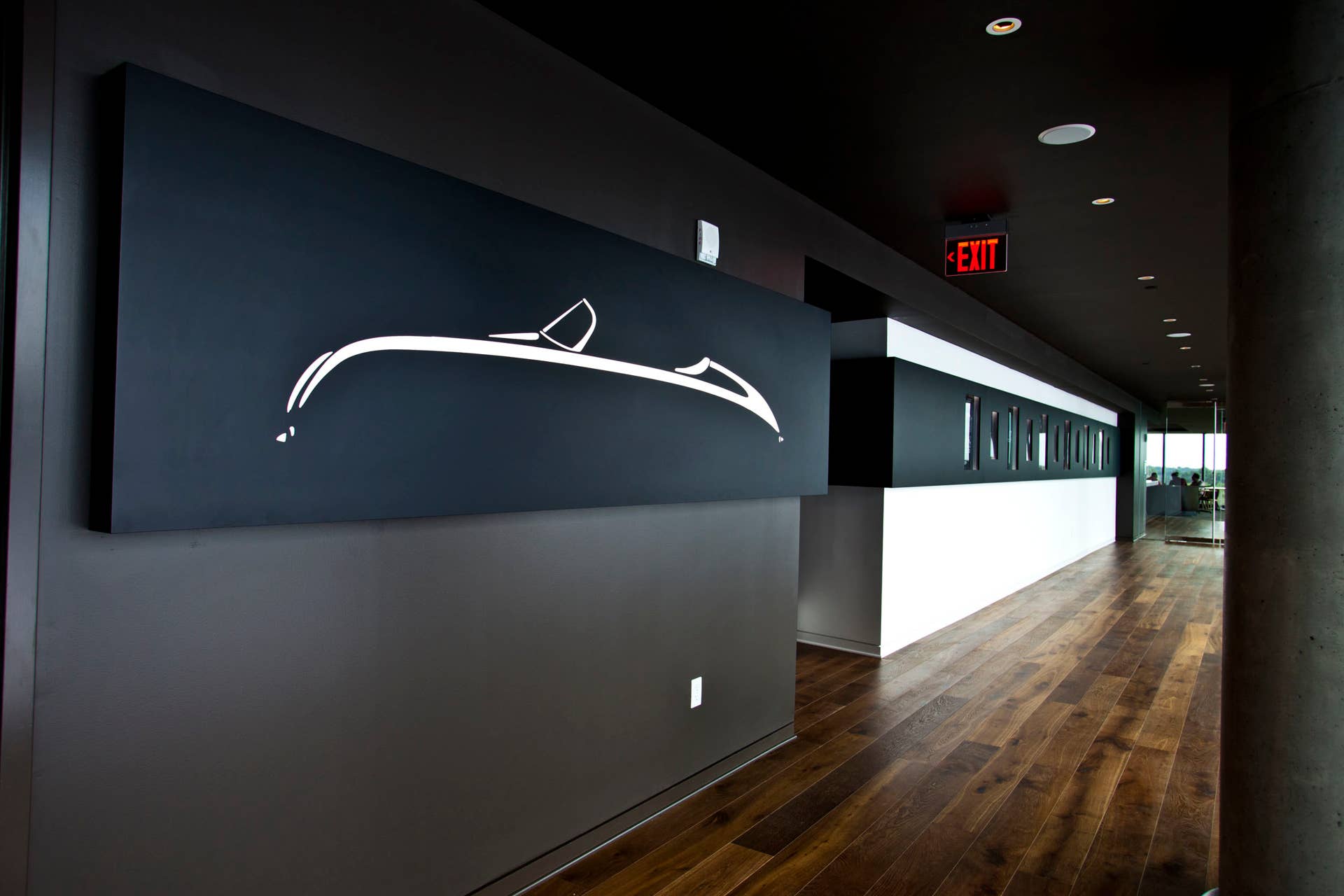 porsche experience center art display