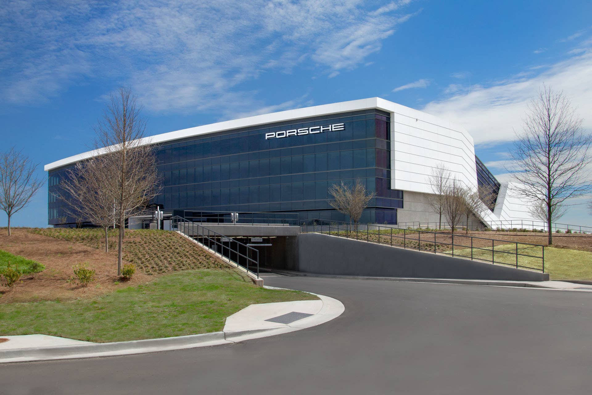 porsche experience center entrance