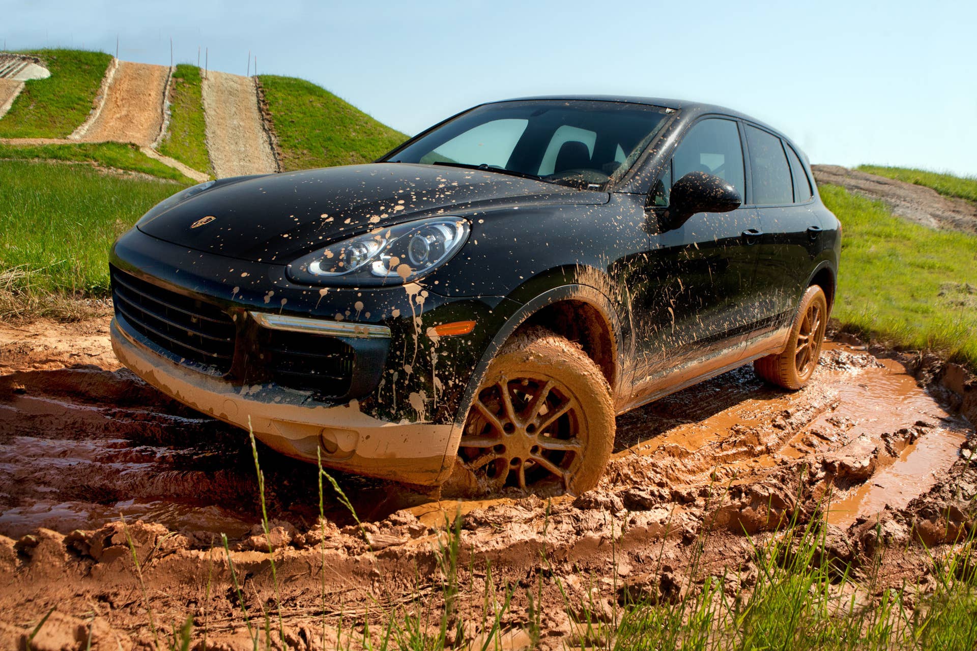 porsche experience center cayenne mud